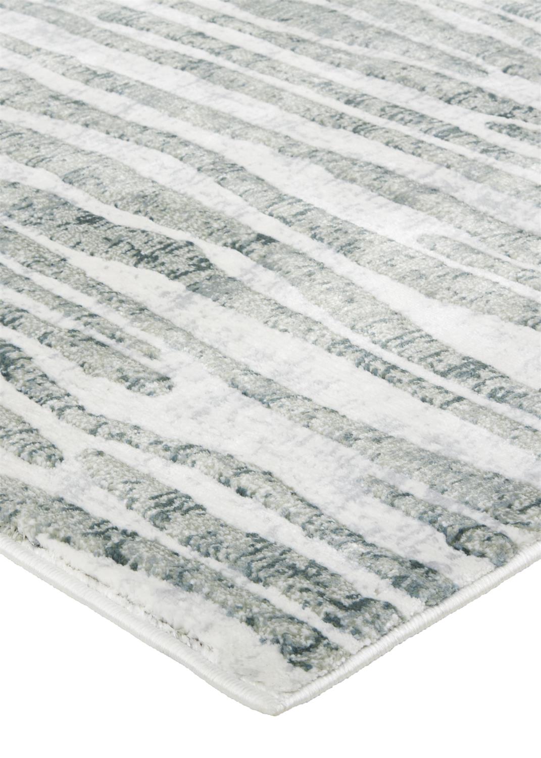 Feizy Atwell 3218F Gray Linear Machine Woven Rug - Rugs - Feizy - Atlanta Designer Rugs