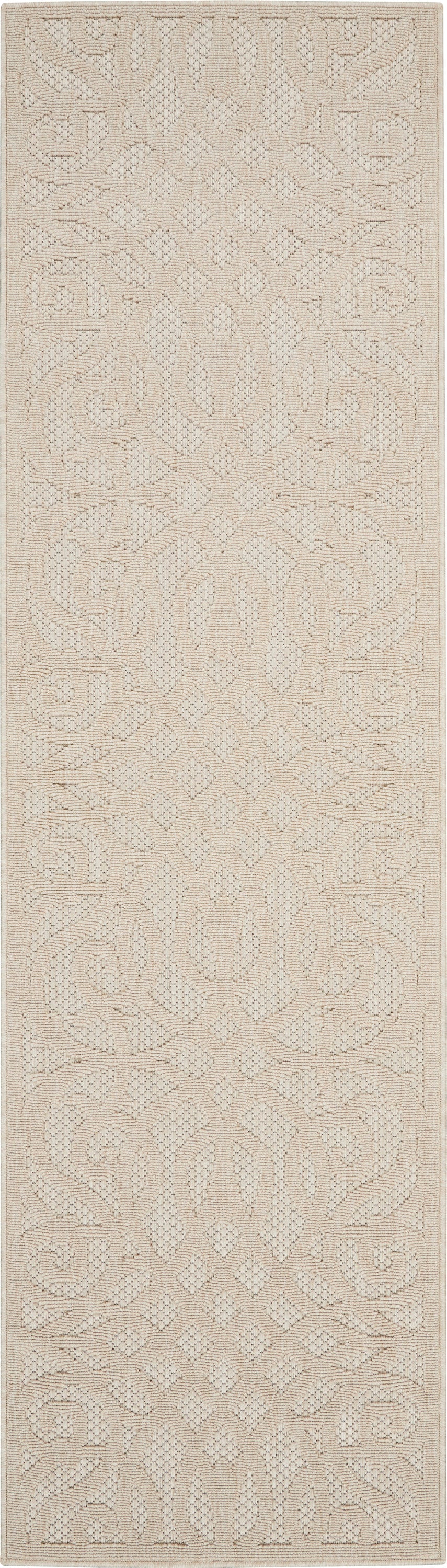 Nourison Home Cozumel CZM04 Cream Contemporary Power-Loomed Rug