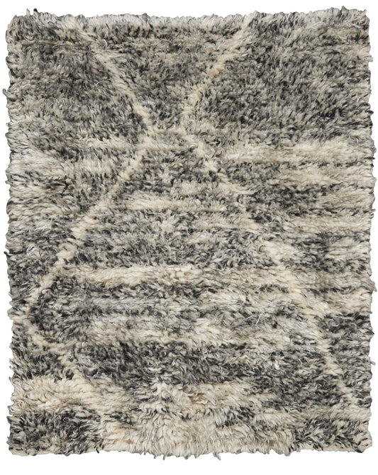 Calvin Klein San Antonio CK774 Charcoal Ivory Transitional Knotted Rug - Rugs - Calvin Klein - Atlanta Designer Rugs