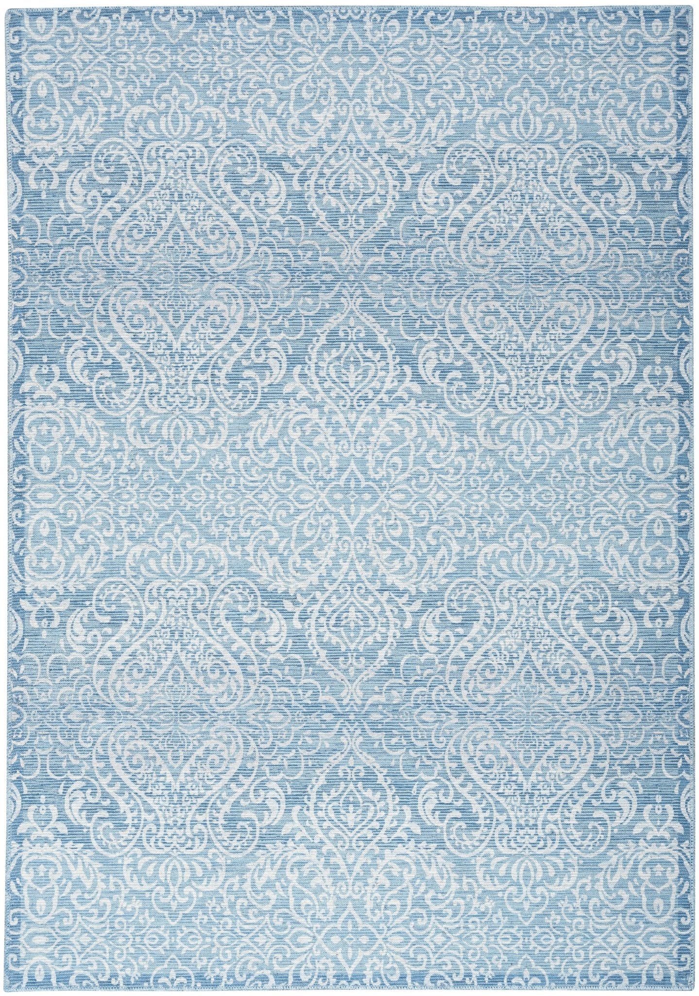 Waverly Washables Collection WAW03 Aqua Contemporary Machinemade Rug - Rugs - Waverly - Atlanta Designer Rugs