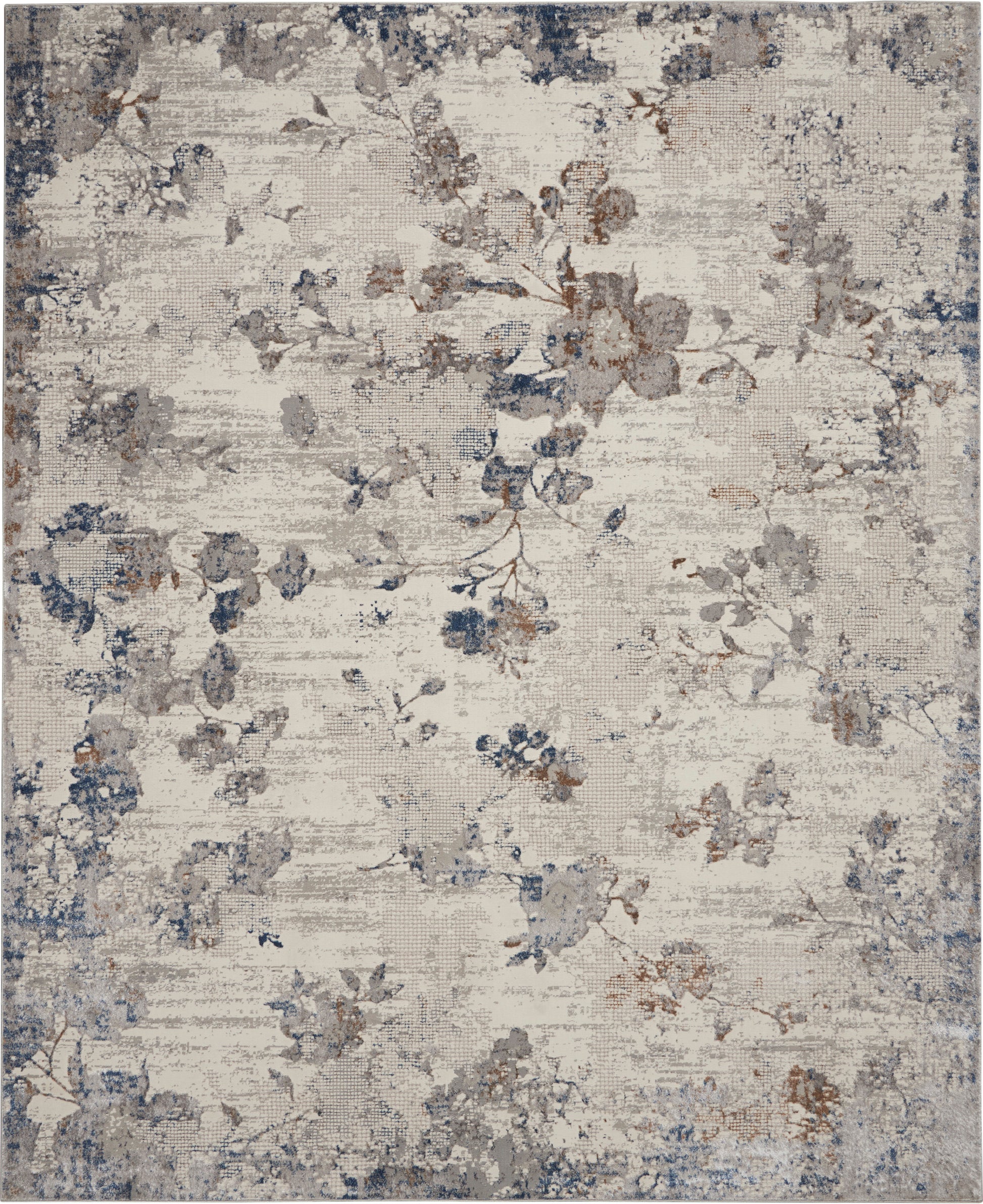 Nourison Royal Terrace  Ivory Grey  Contemporary