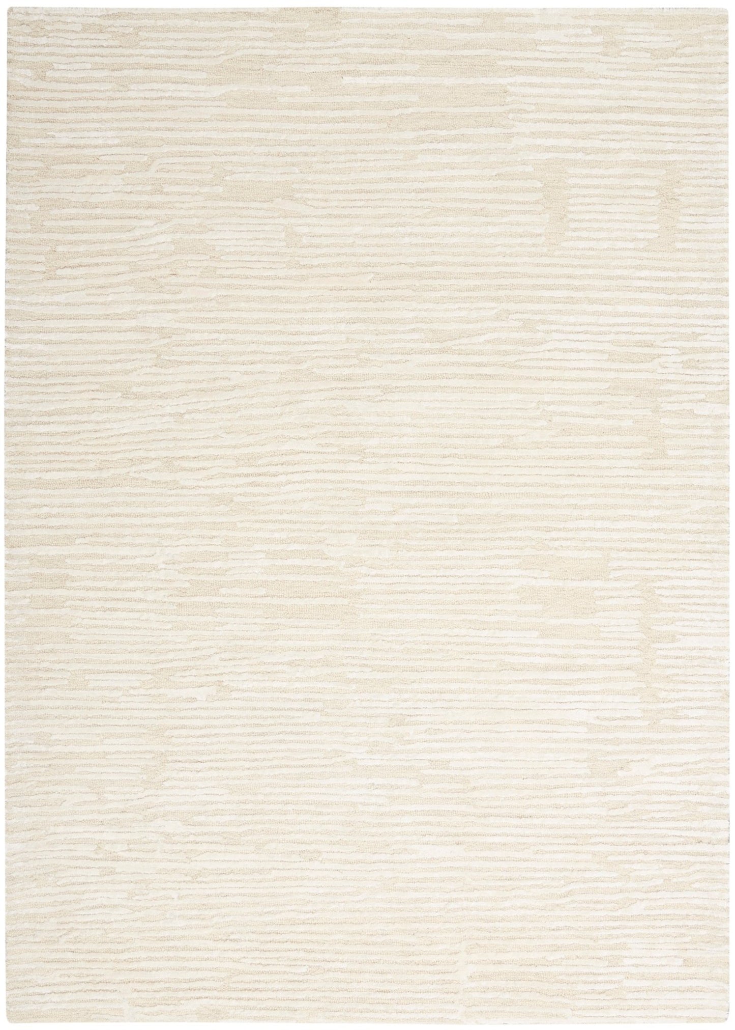 Calvin Klein Ck010 Linear LNR01 Ivory Contemporary Tufted Rug - Rugs - Calvin Klein - Atlanta Designer Rugs