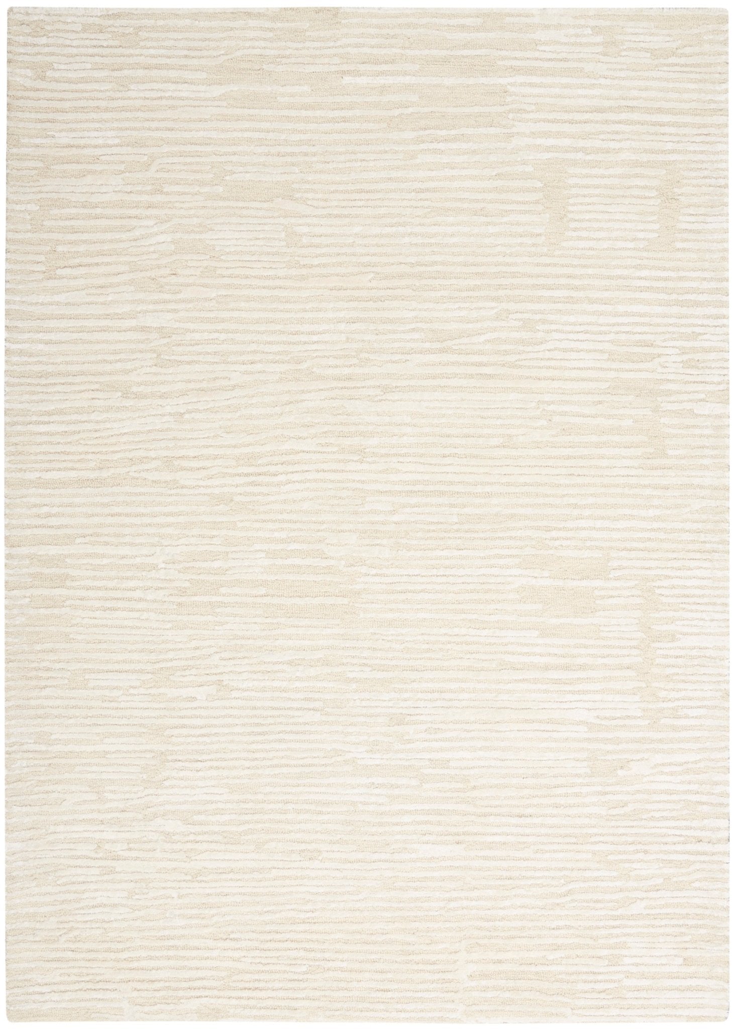 Calvin Klein Ck010 Linear LNR01 Ivory Contemporary Tufted Rug - Rugs - Calvin Klein - Atlanta Designer Rugs