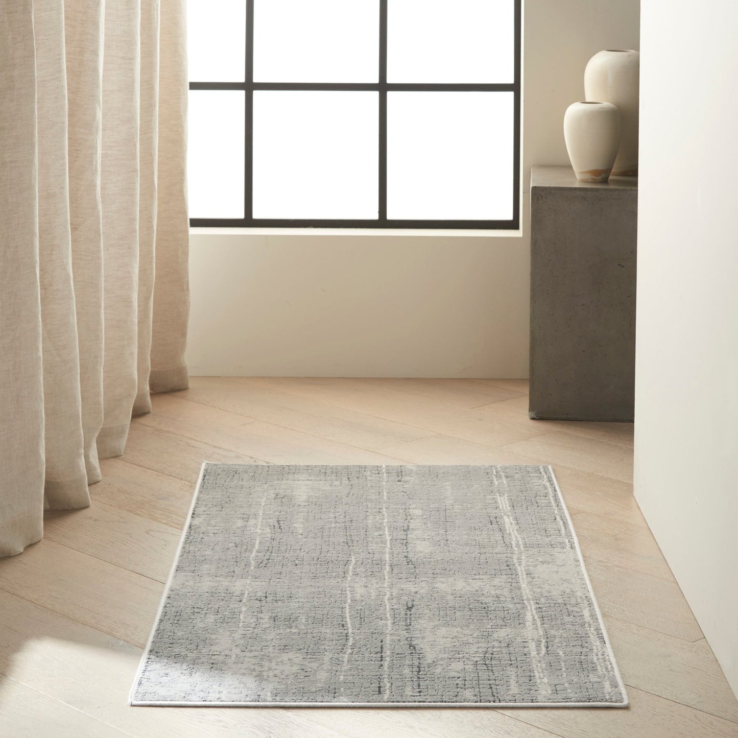 Calvin Klein CK970 Vapor CK970 Grey Ivory Contemporary Machinemade Rug - Rugs - Calvin Klein - Atlanta Designer Rugs