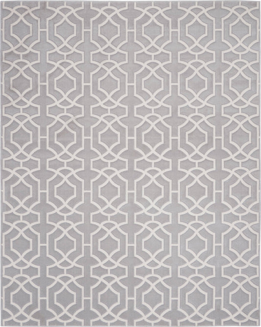 Inspire Me! Home Décor Joli IMHR2 Grey White Contemporary Machinemade Rug - Rugs - Inspire Me! Home Décor - Atlanta Designer Rugs