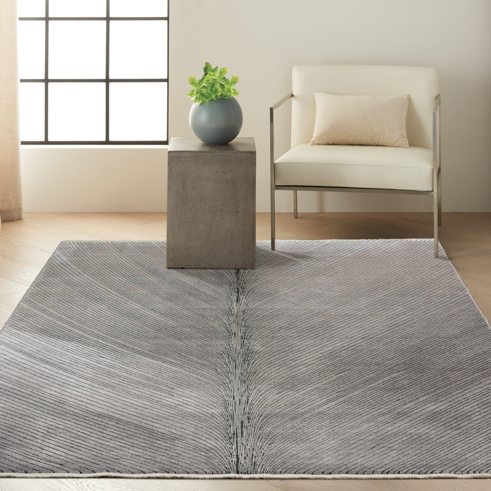 Calvin Klein Balian CK50 Silver Grey Contemporary Woven Rug - Rugs - Calvin Klein - Atlanta Designer Rugs