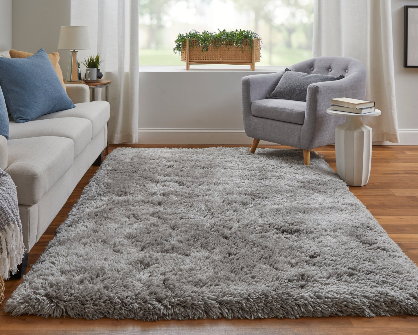 Feizy Beckley 4450F Fog Transitional/Casual Hand Tufted Rug - Rugs - Feizy - Atlanta Designer Rugs