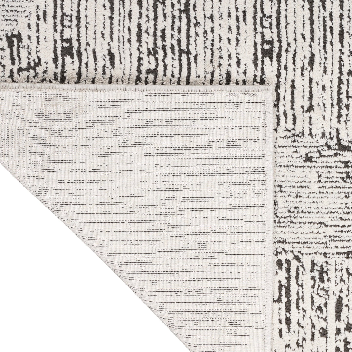 Calvin Klein CK024 Irradiant IRR01 Cream Black Contemporary Machinemade Rug - Rugs - Calvin Klein - Atlanta Designer Rugs