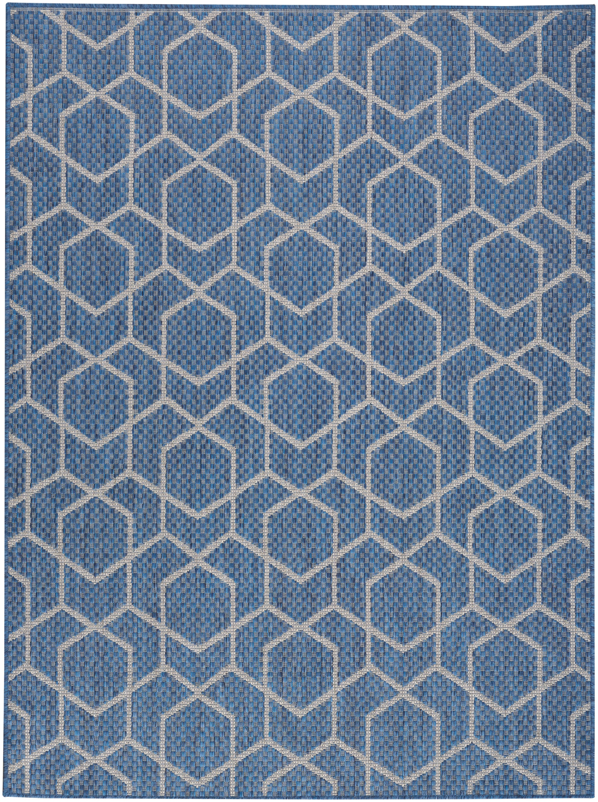 Nourison Home Horizon Indoor/Outdoor  Denim  Contemporary