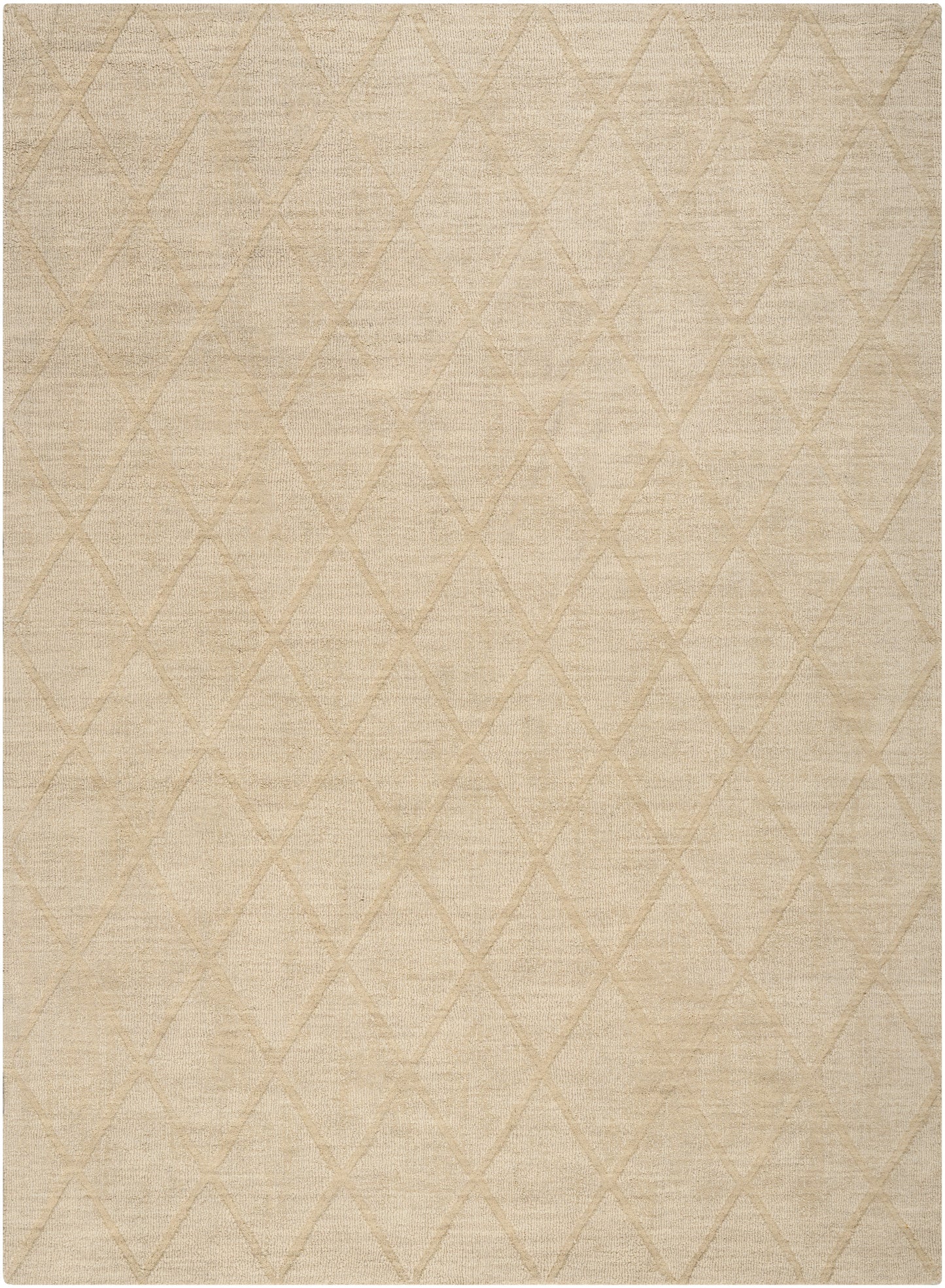 Nourison Home Wool Haven  Beige  Contemporary