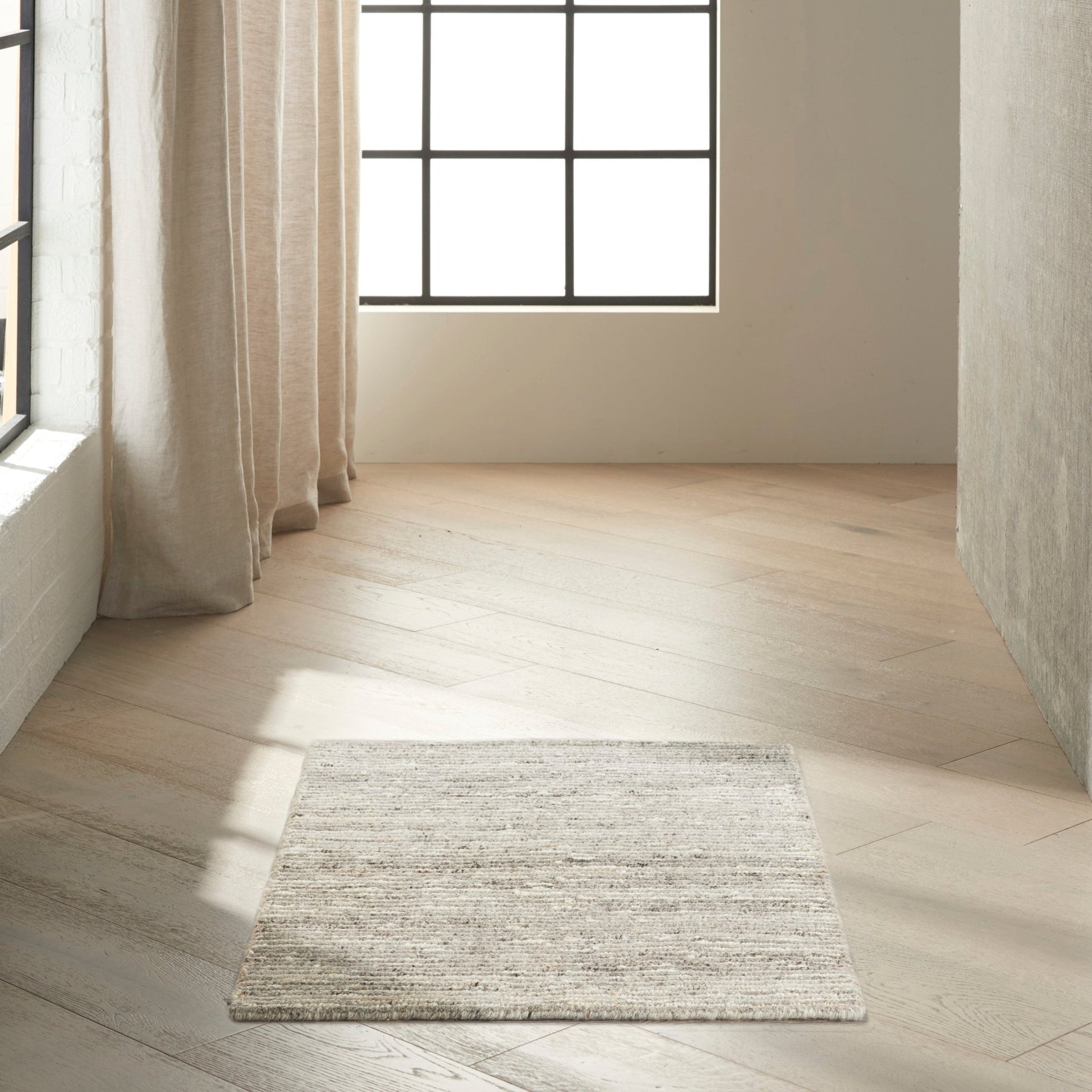 Calvin Klein Kathmandu CK920 Grey Contemporary Knotted Rug - Rugs - Calvin Klein - Atlanta Designer Rugs