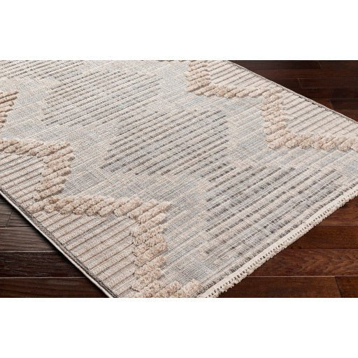 Surya Zaragoza ZRZ - 2300 Medium Gray Global Rug - Rugs - Surya - Atlanta Designer Rugs