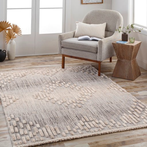 Surya Zaragoza ZRZ - 2303 Medium Gray Global Rug - Rugs - Surya - Atlanta Designer Rugs