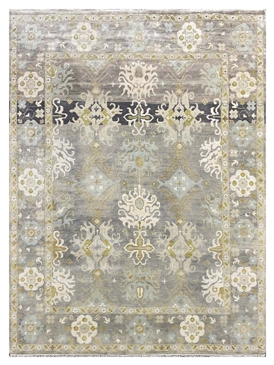 Artisan Freida Grey Grey Traditional Knotted Rug - Rugs - Artisan - Atlanta Designer Rugs