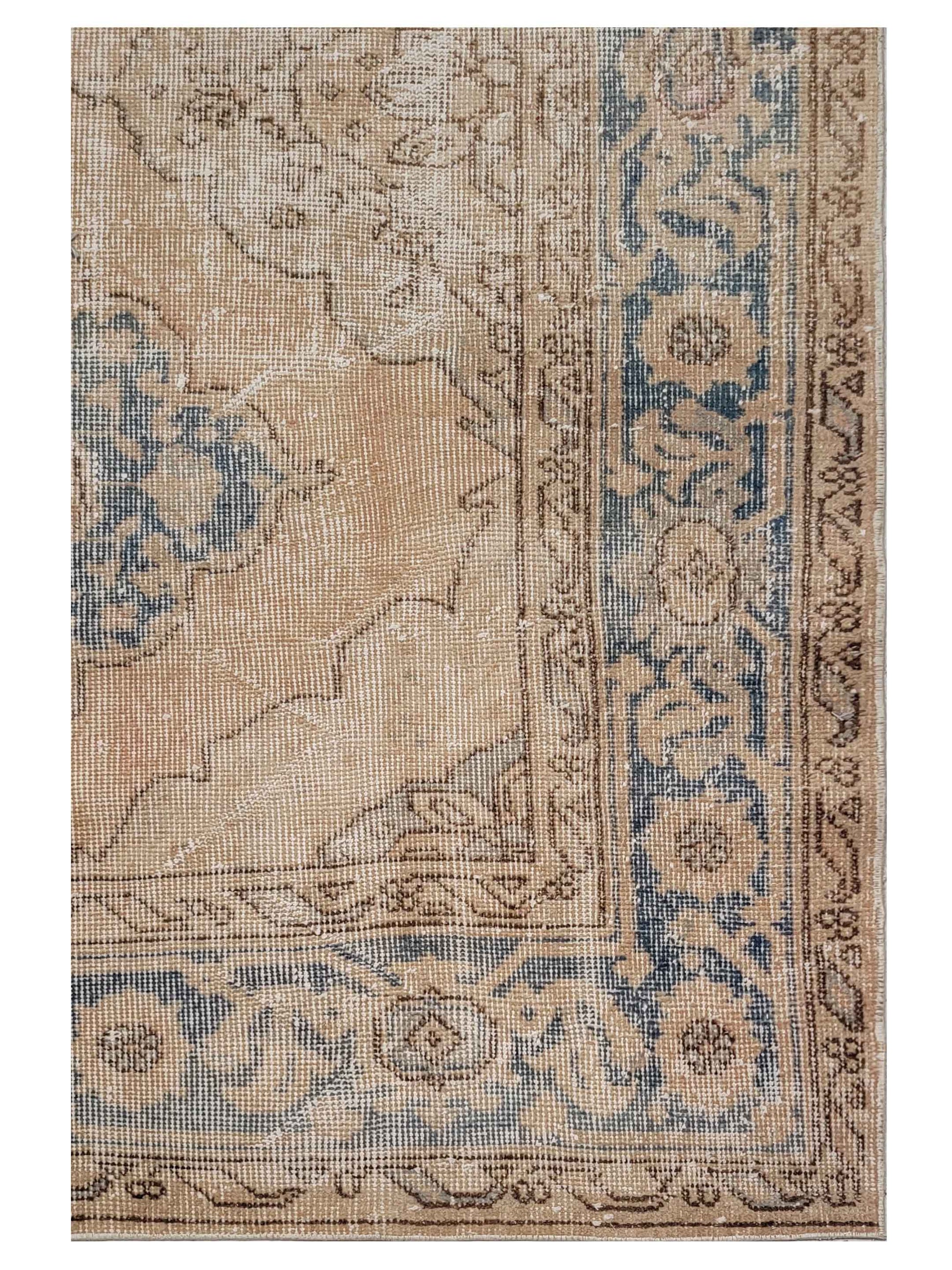 Artisan Angelina Rose Blue Vintage Knotted Rug - Rugs - Artisan - Atlanta Designer Rugs