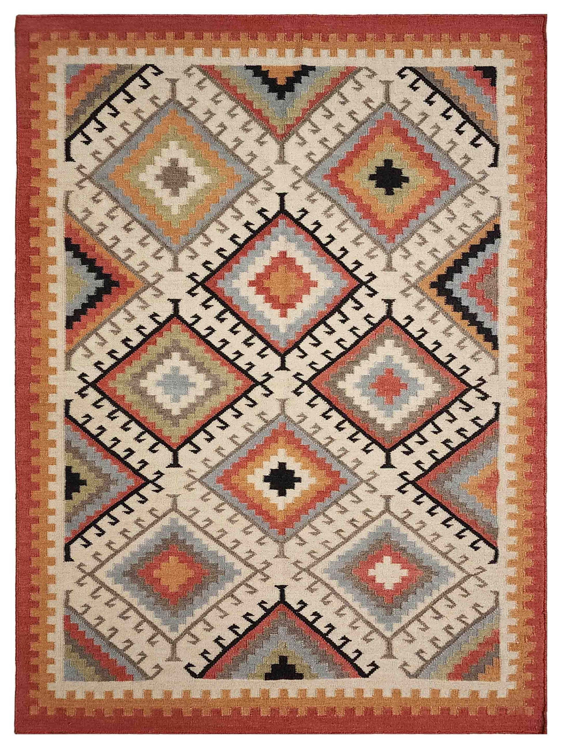 Artisan Kim Multi Kilim Woven Rug - Rugs - Artisan - Atlanta Designer Rugs