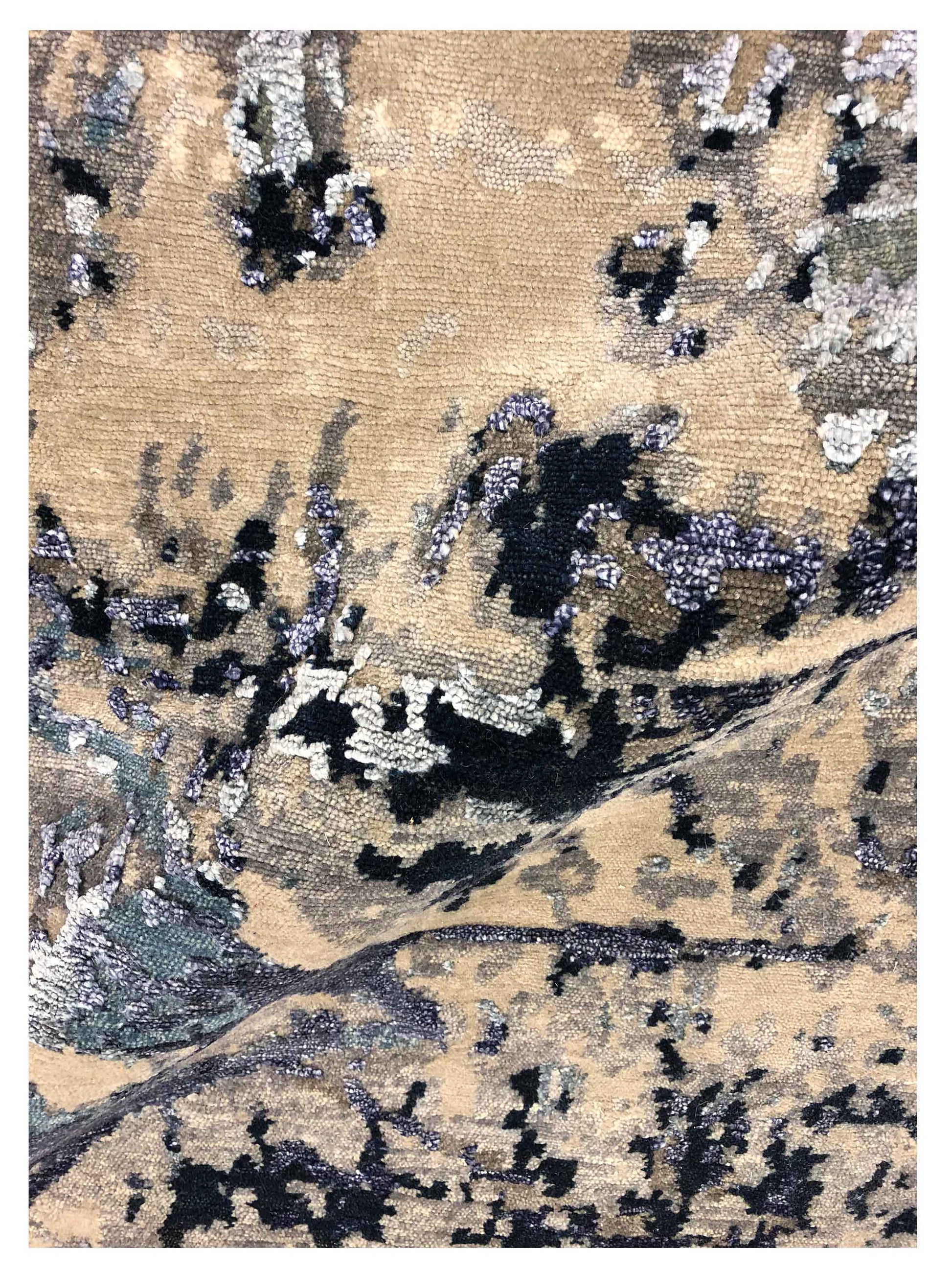 Artisan Toni Silver Blue Transitional Knotted Rug - Rugs - Artisan - Atlanta Designer Rugs