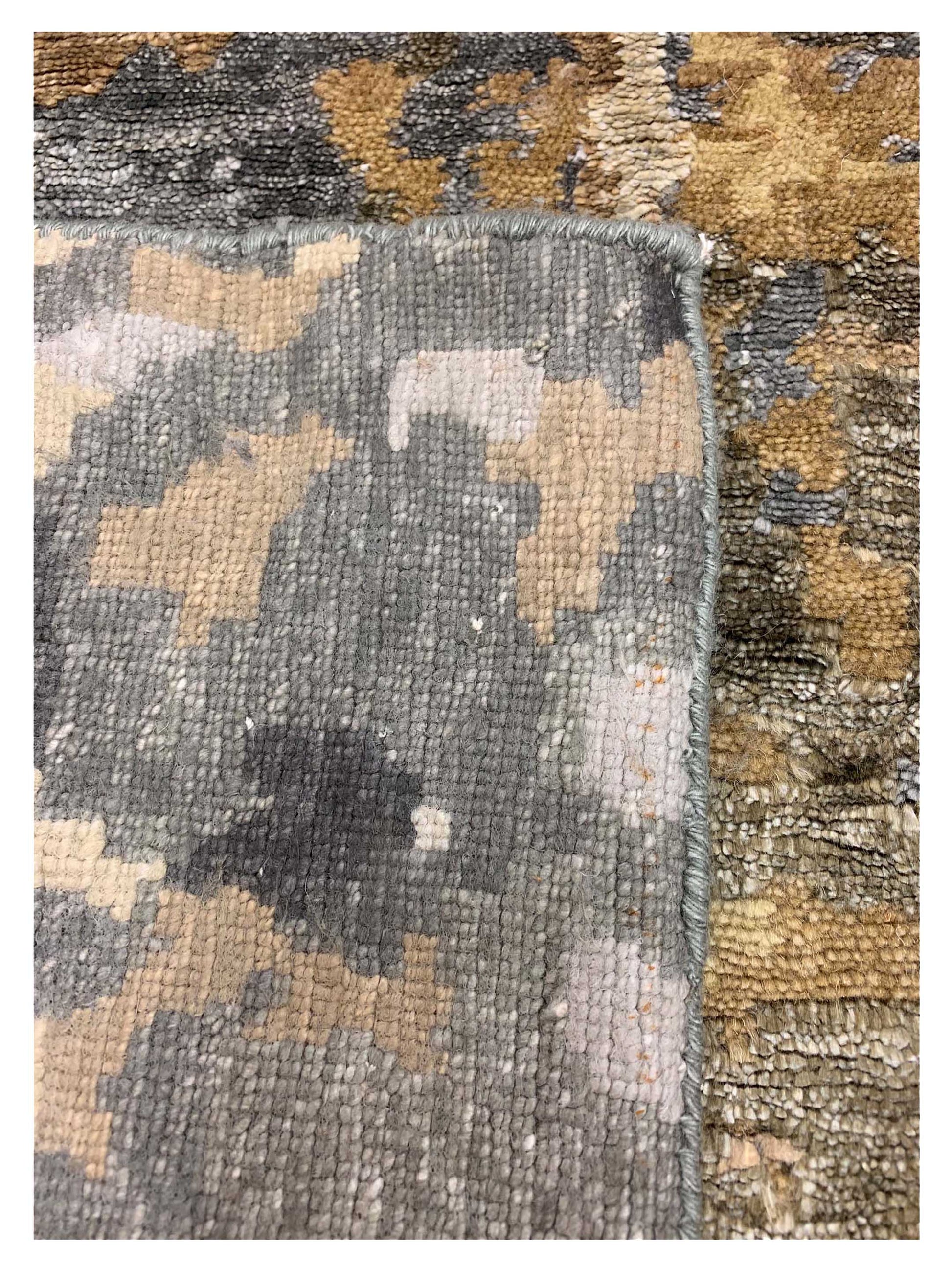 Artisan Toni Silver Green Transitional Knotted Rug - Rugs - Artisan - Atlanta Designer Rugs