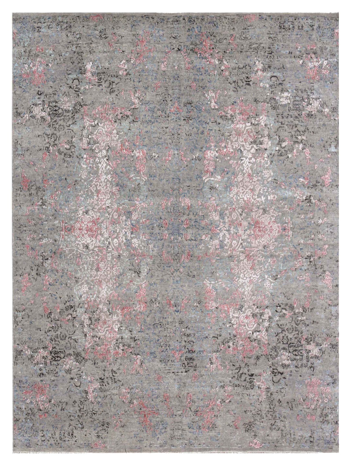 Artisan Dakota Lt.Silver Pink Transitional Knotted Rug - Rugs - Artisan - Atlanta Designer Rugs