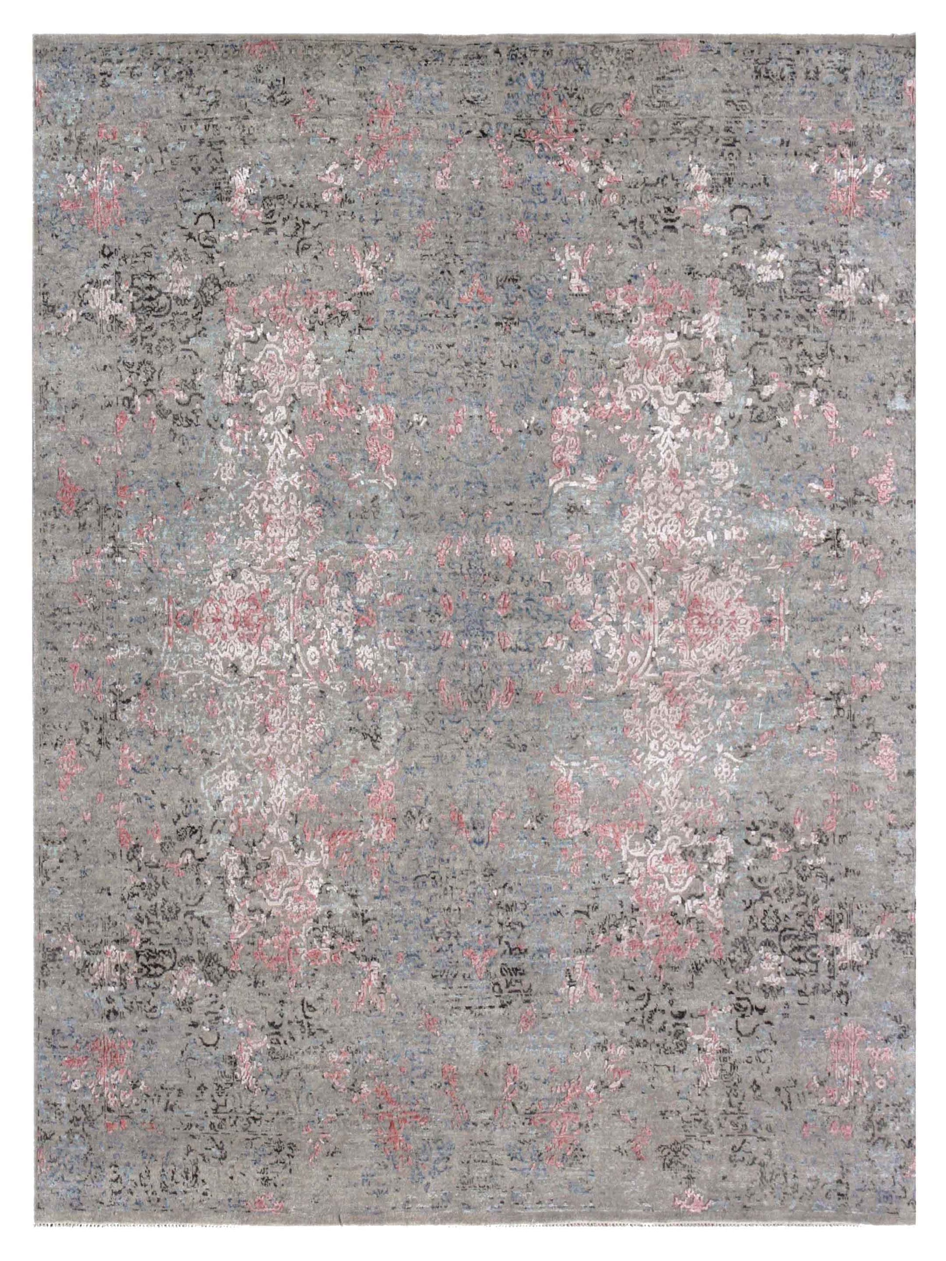 Artisan Dakota Lt.Silver Pink Transitional Knotted Rug - Rugs - Artisan - Atlanta Designer Rugs