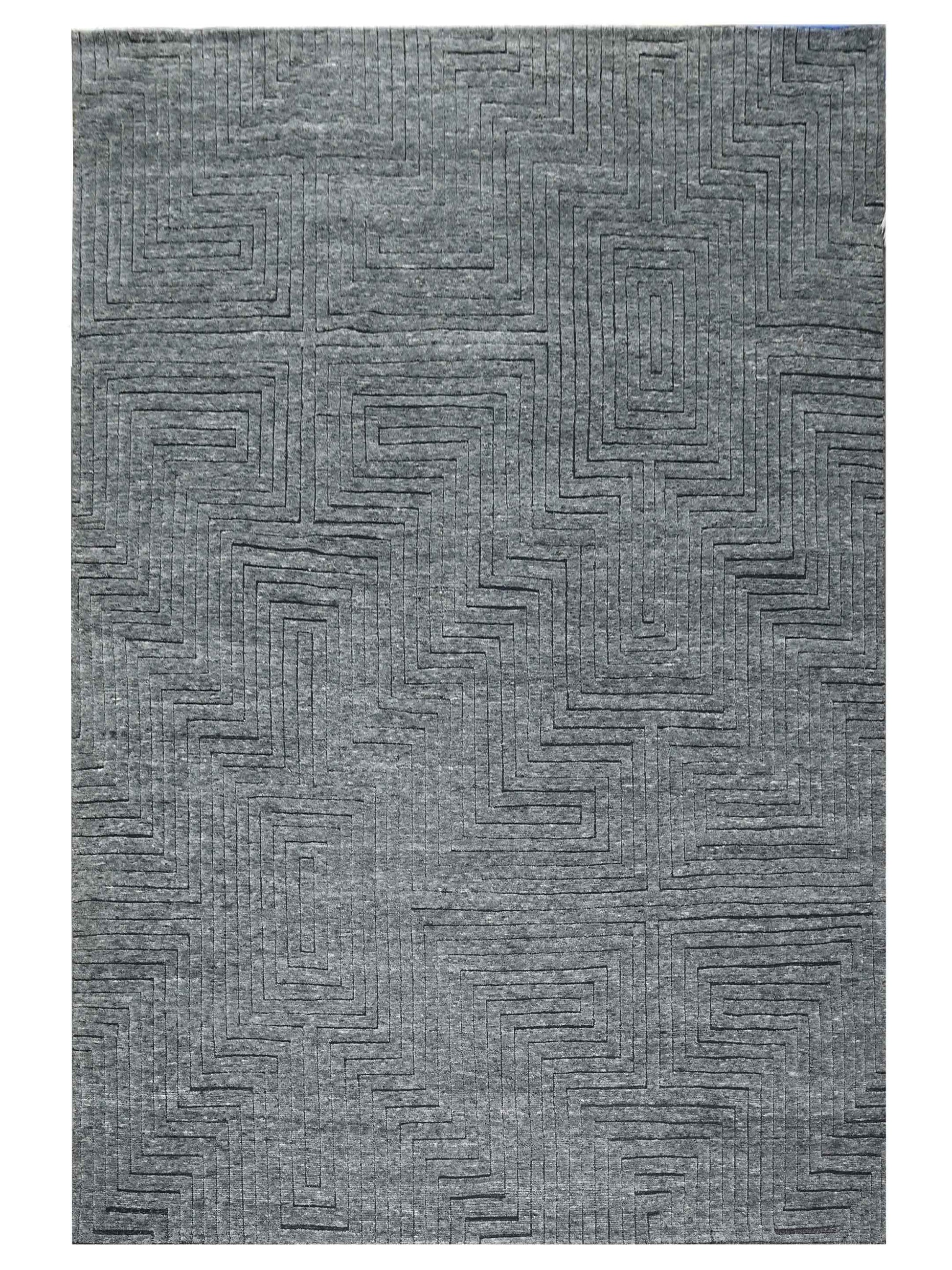 Super Harmony HR-385 Grey Transitional Knotted Rug