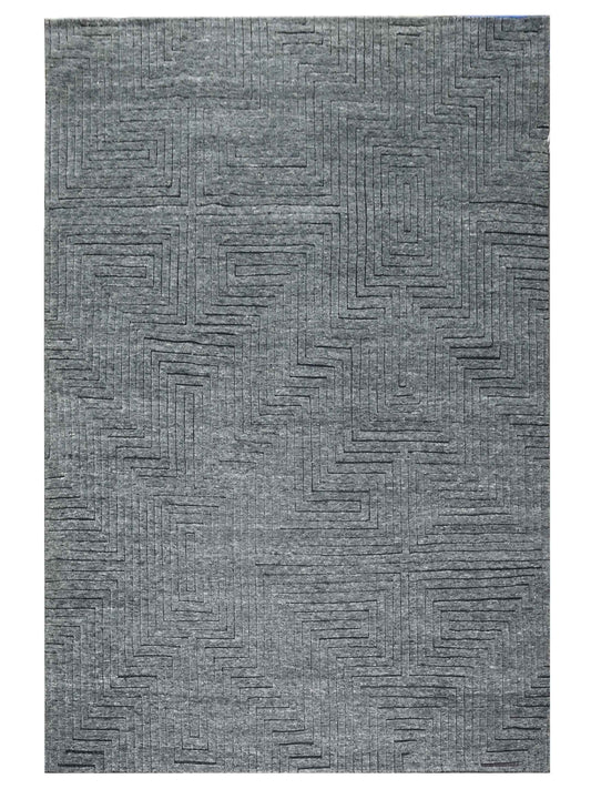 Super Harmony HR-385 Grey Transitional Knotted Rug