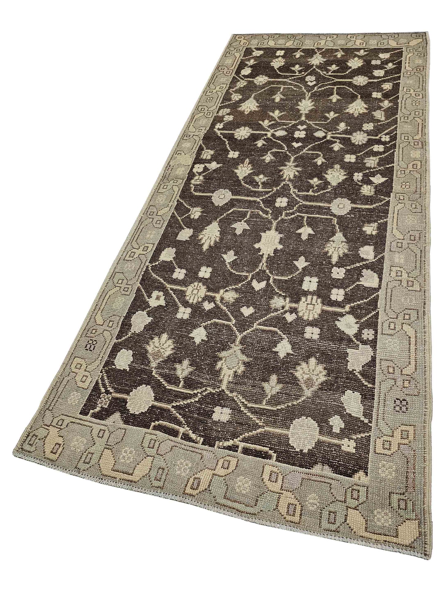 Artisan Angelina Brown Vintage Knotted Rug - Rugs - Artisan - Atlanta Designer Rugs