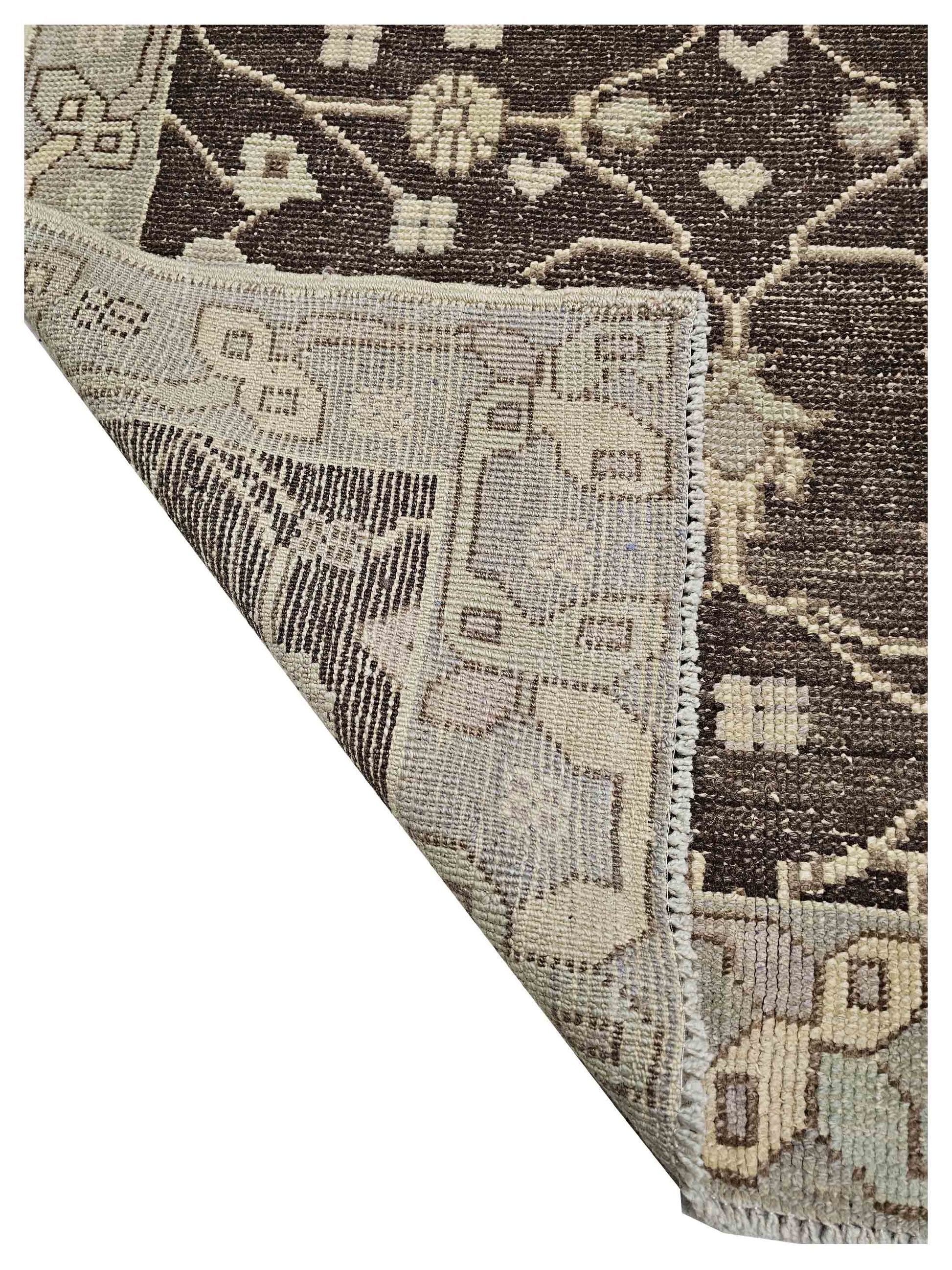 Artisan Angelina Brown Vintage Knotted Rug - Rugs - Artisan - Atlanta Designer Rugs