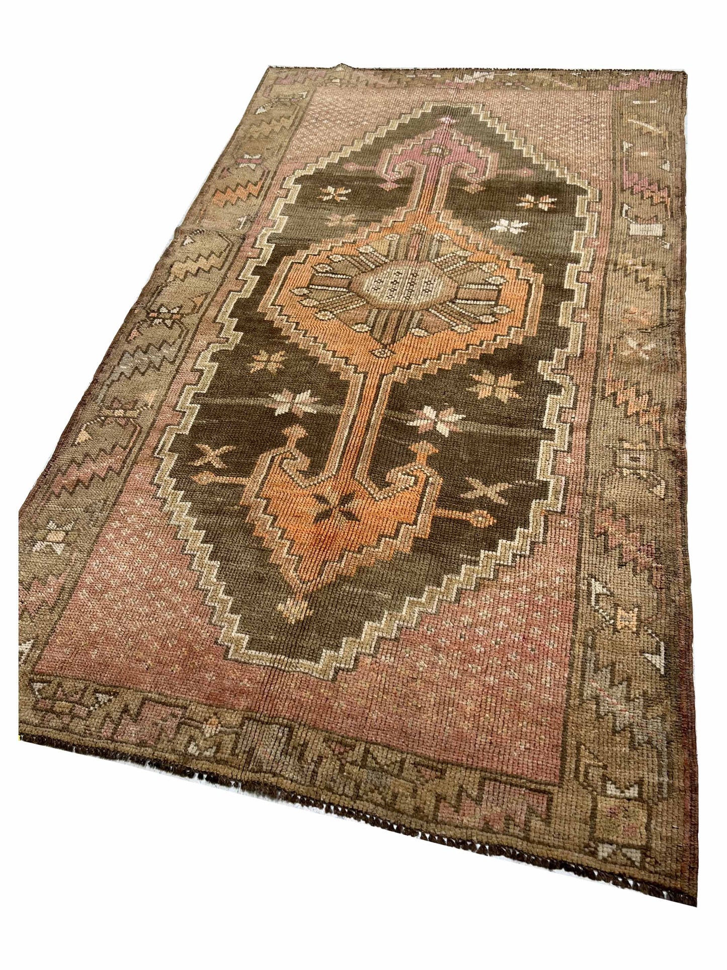 Artisan Angelina Brown Vintage Knotted Rug - Rugs - Artisan - Atlanta Designer Rugs