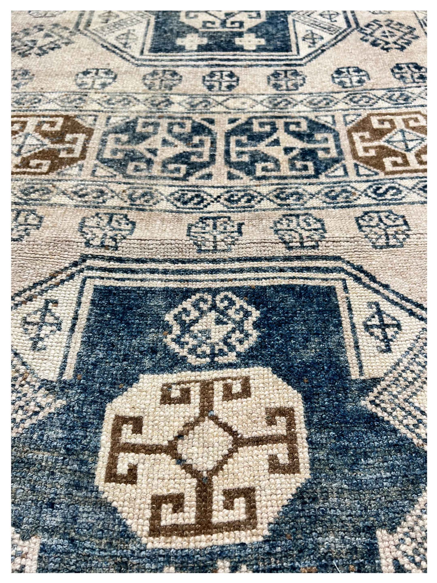 Artisan Angelina Lt.Brown Charcoal Vintage Knotted Rug - Rugs - Artisan - Atlanta Designer Rugs