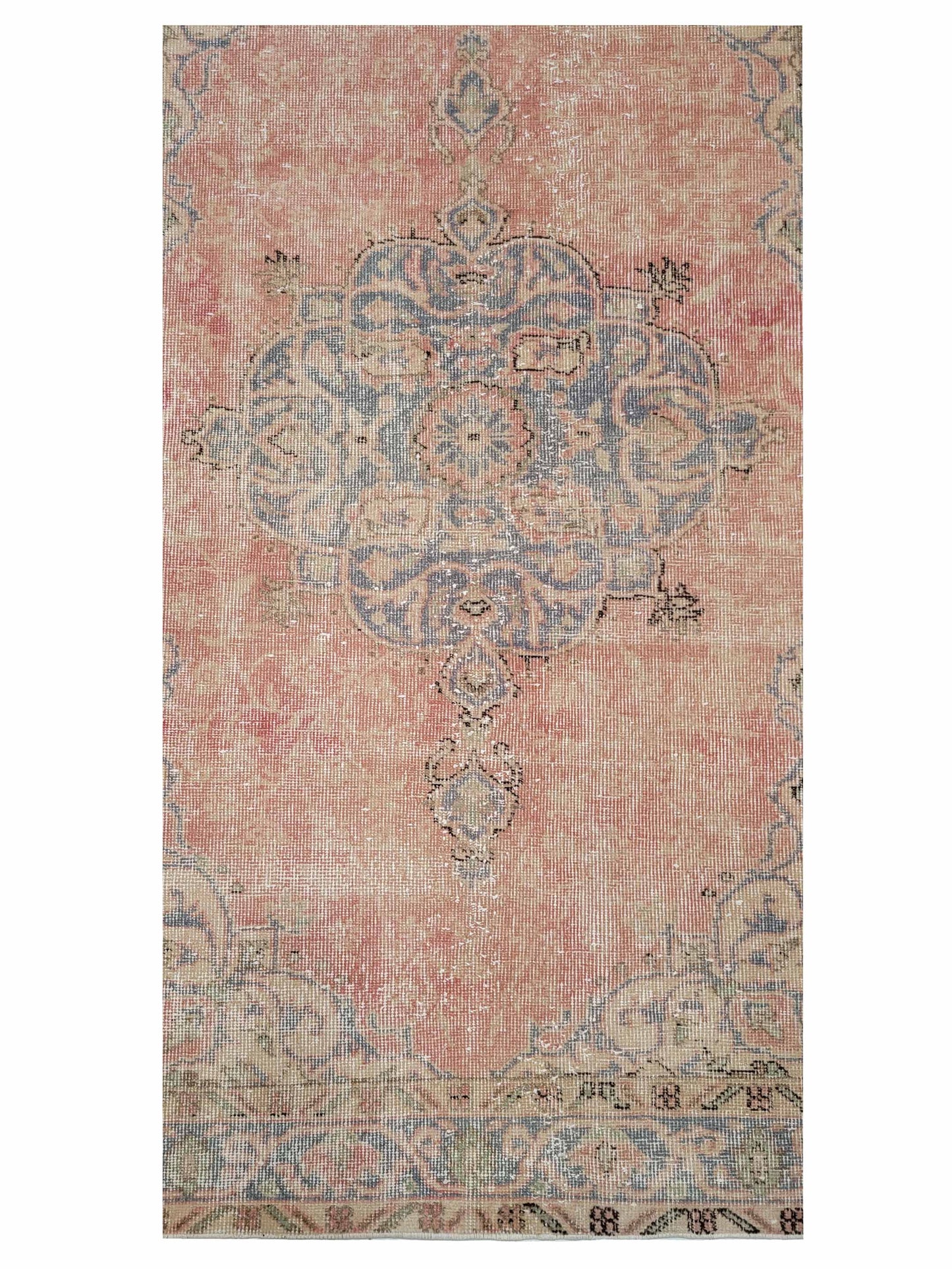 Artisan Angelina Dk.Rose Blue Vintage Knotted Rug - Rugs - Artisan - Atlanta Designer Rugs