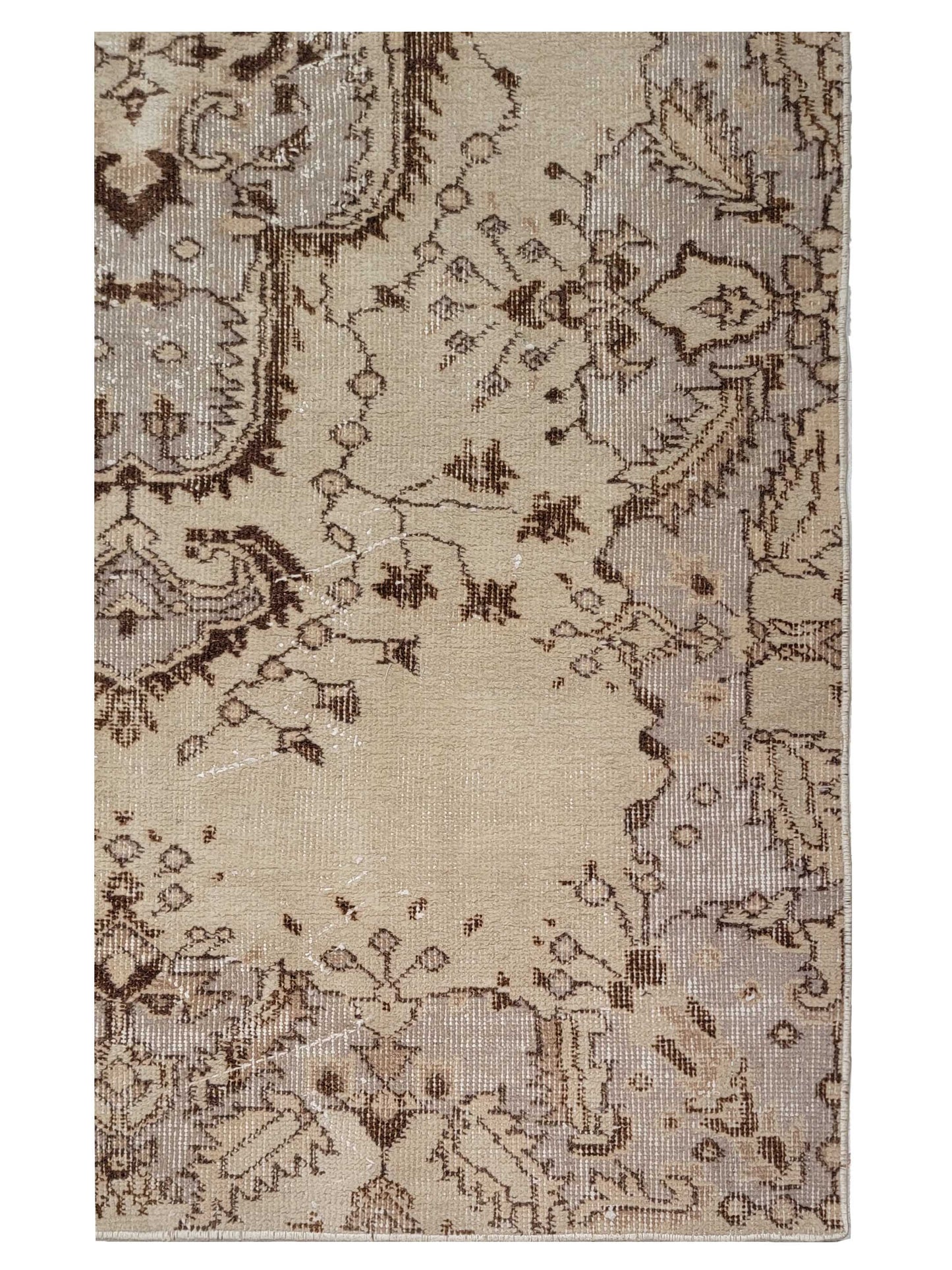 Artisan Angelina Beige Vintage Knotted Rug - Rugs - Artisan - Atlanta Designer Rugs