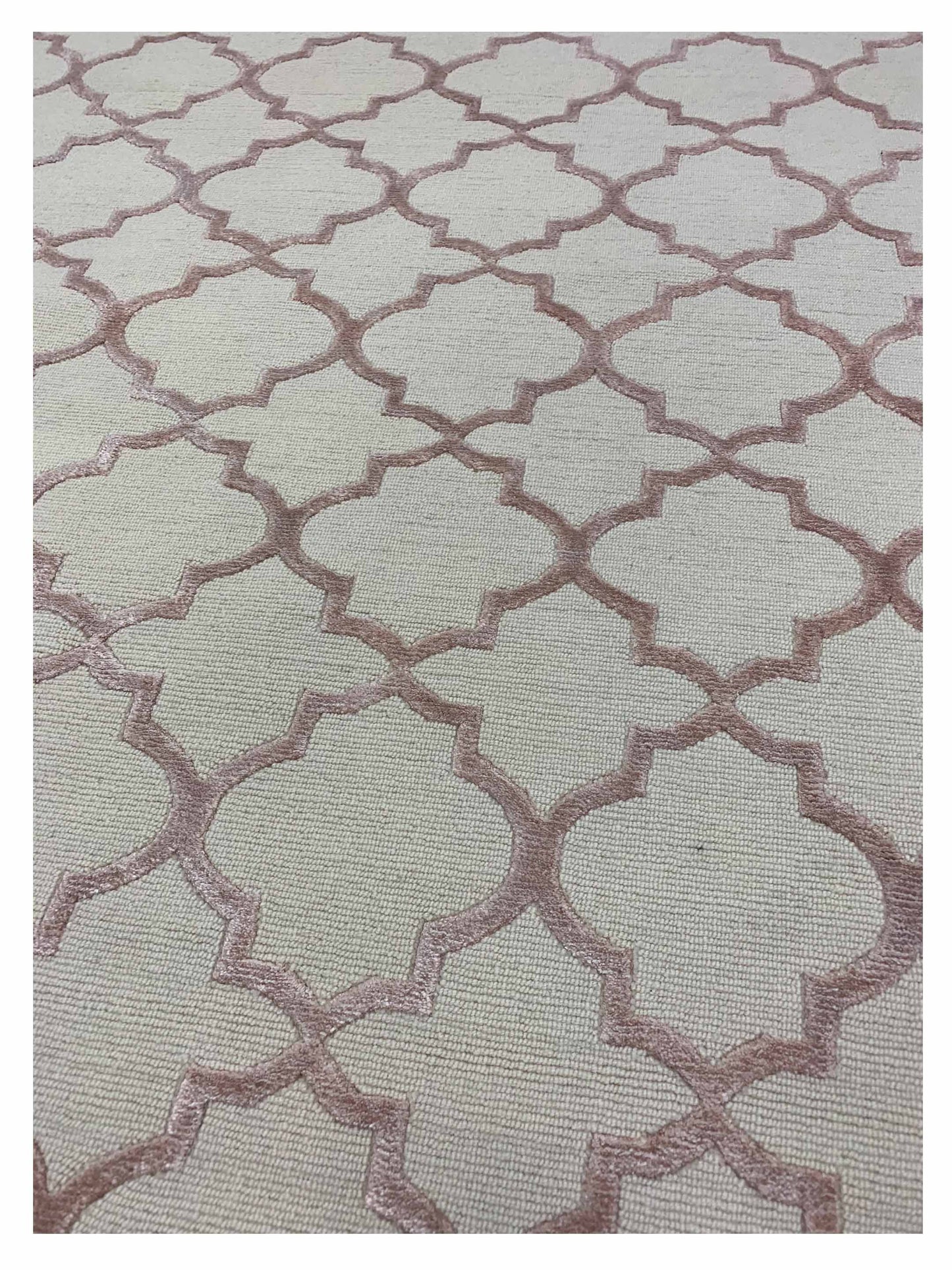 Artisan Franka Ivory Pink Transitional Knotted Rug - Rugs - Artisan - Atlanta Designer Rugs