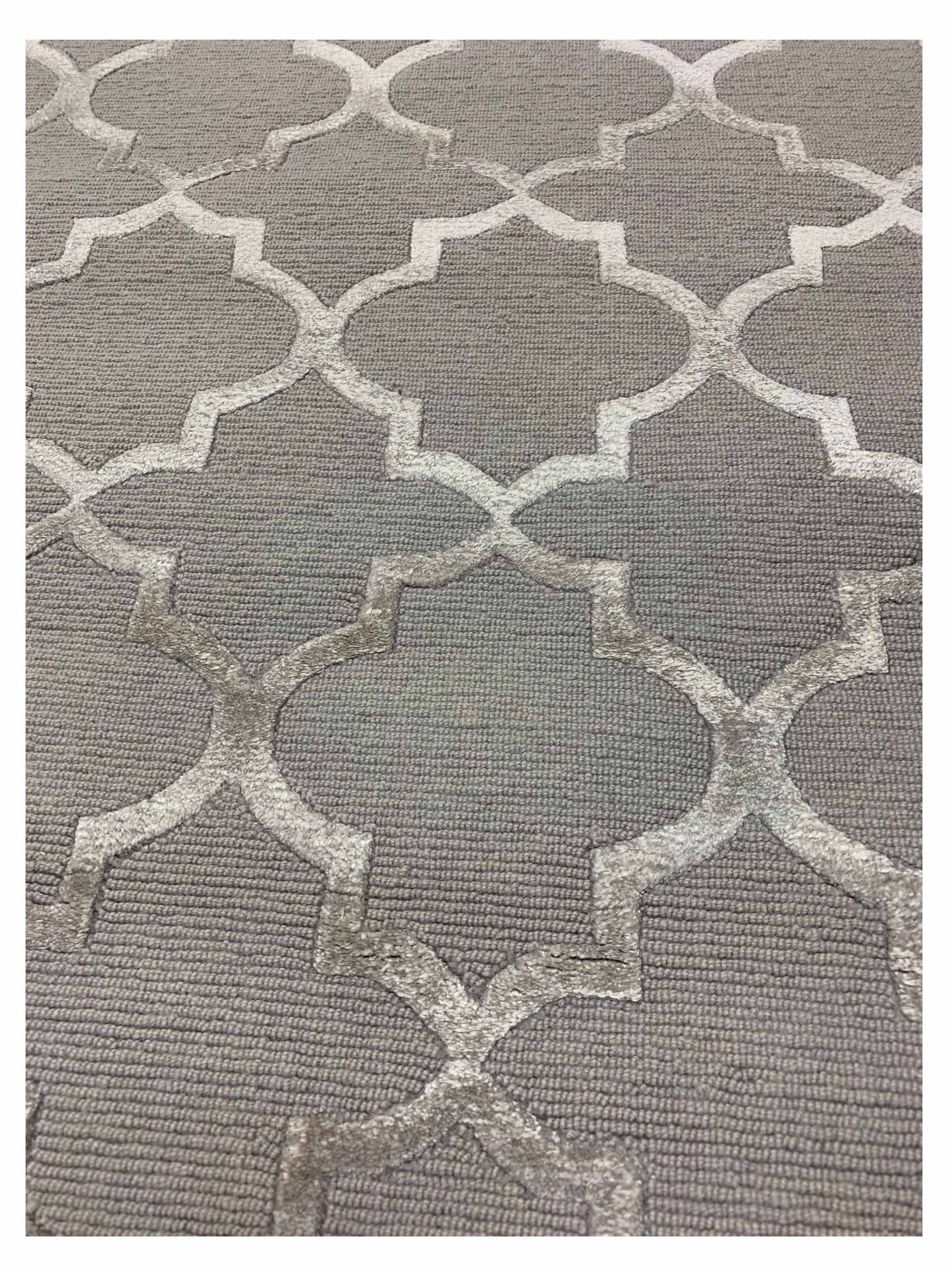 Artisan Franka Silver Transitional Knotted Rug - Rugs - Artisan - Atlanta Designer Rugs