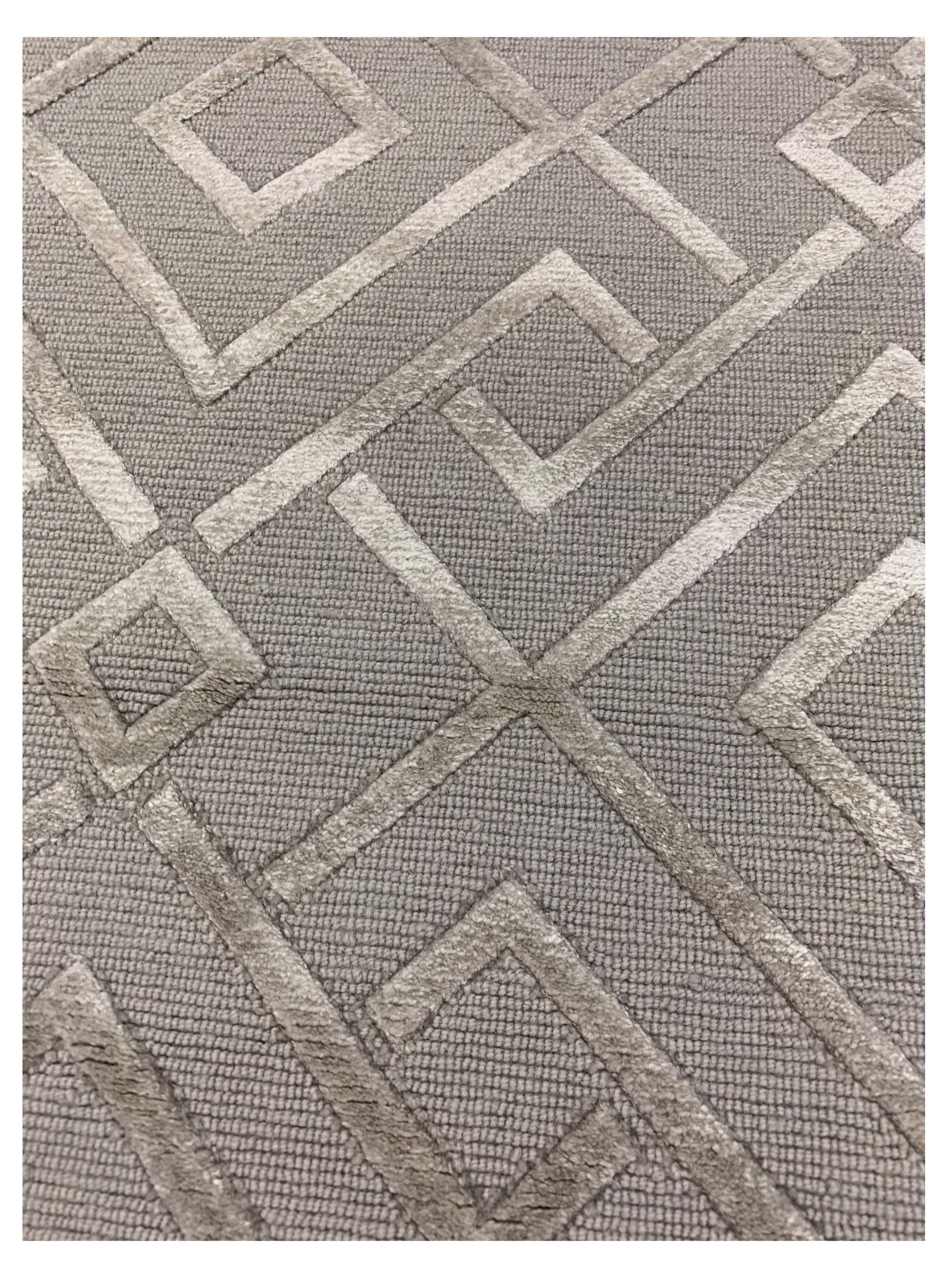 Artisan Franka Silver Transitional Knotted Rug - Rugs - Artisan - Atlanta Designer Rugs