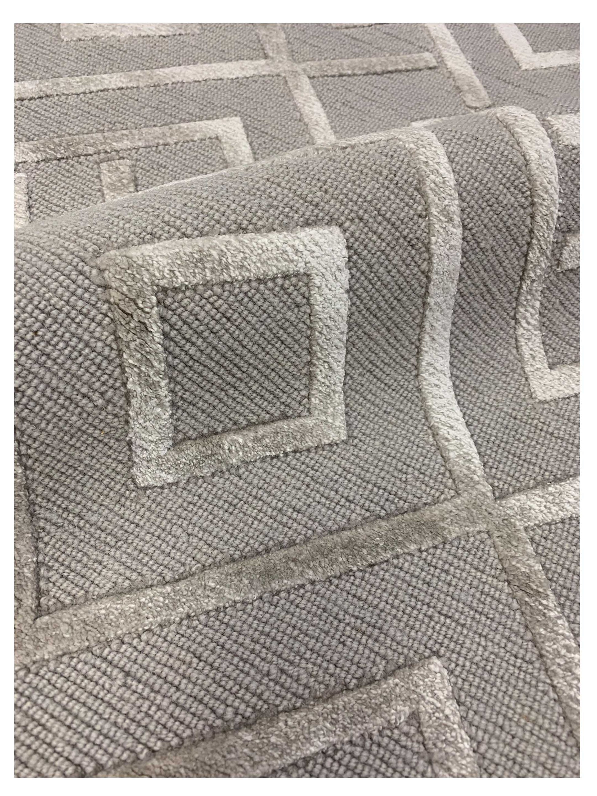 Artisan Franka Silver Transitional Knotted Rug - Rugs - Artisan - Atlanta Designer Rugs