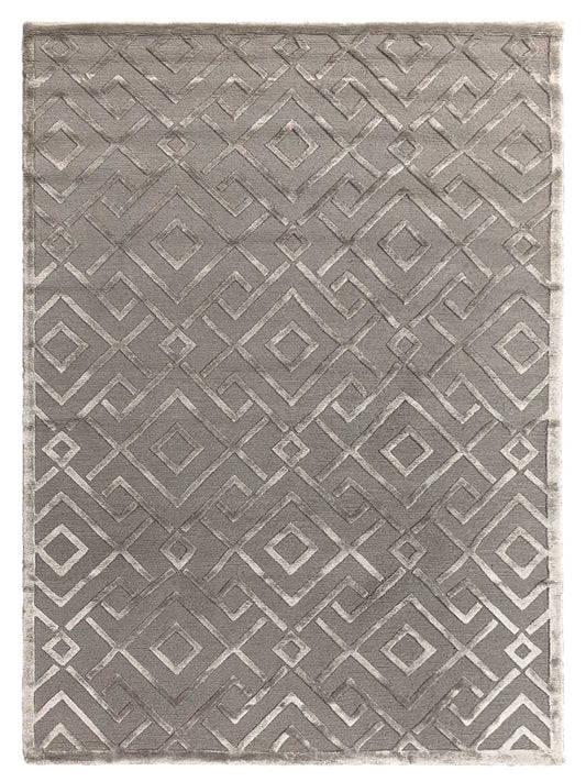 Artisan Franka Silver Transitional Knotted Rug - Rugs - Artisan - Atlanta Designer Rugs