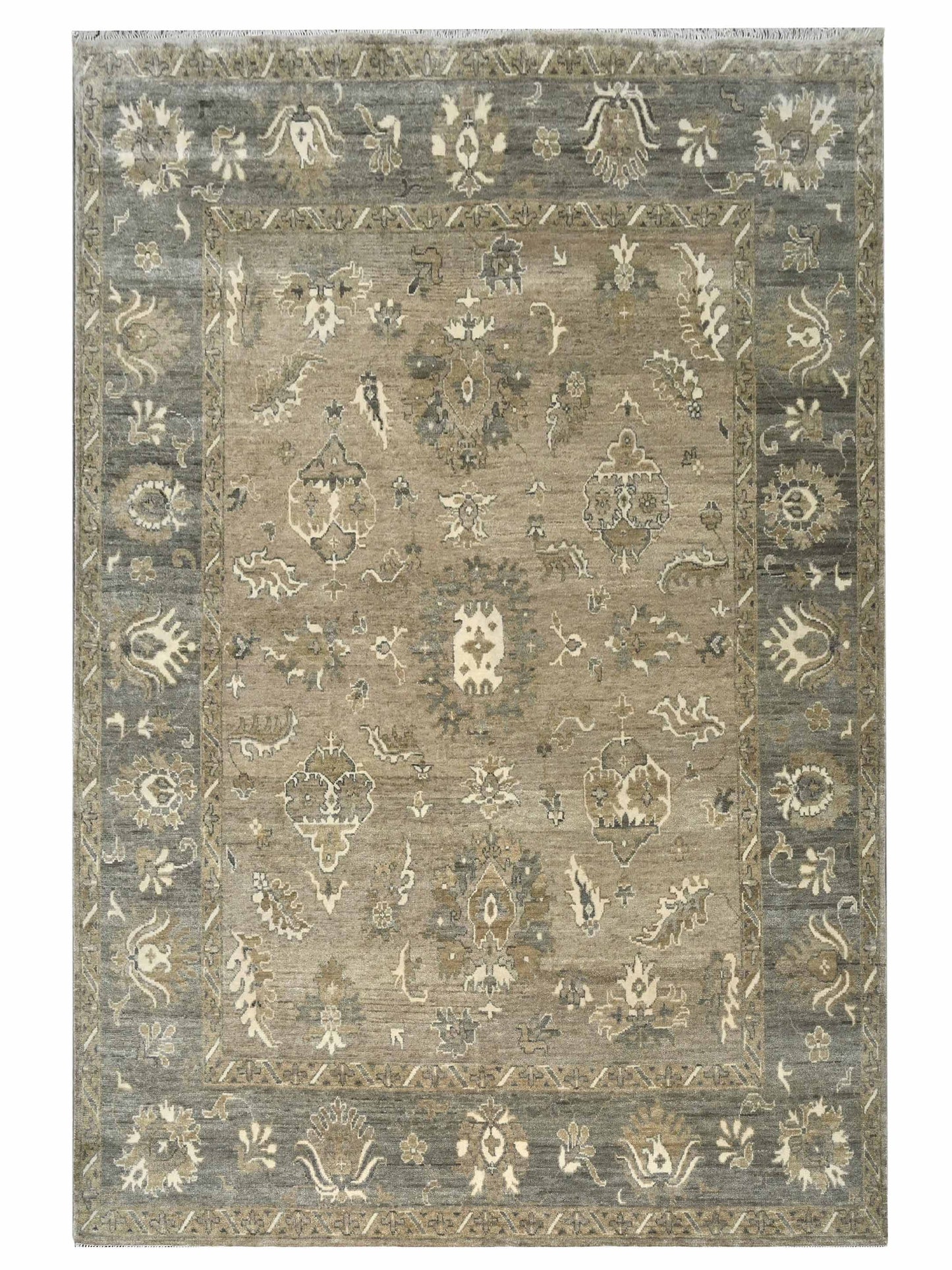 Super Freida FO-429 Camel Traditional Knotted Rug