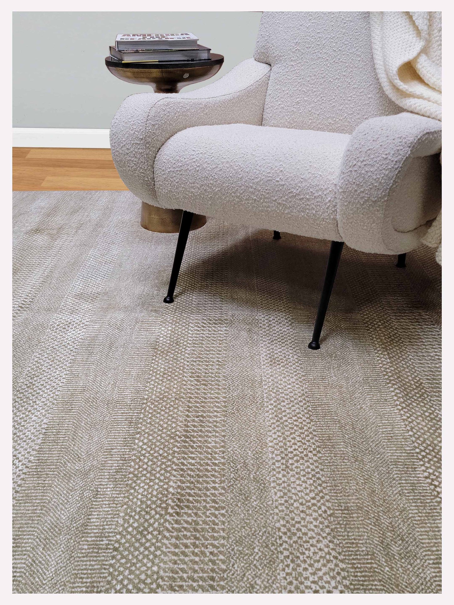 Artisan Vera  Olive  Transitional Knotted Rug