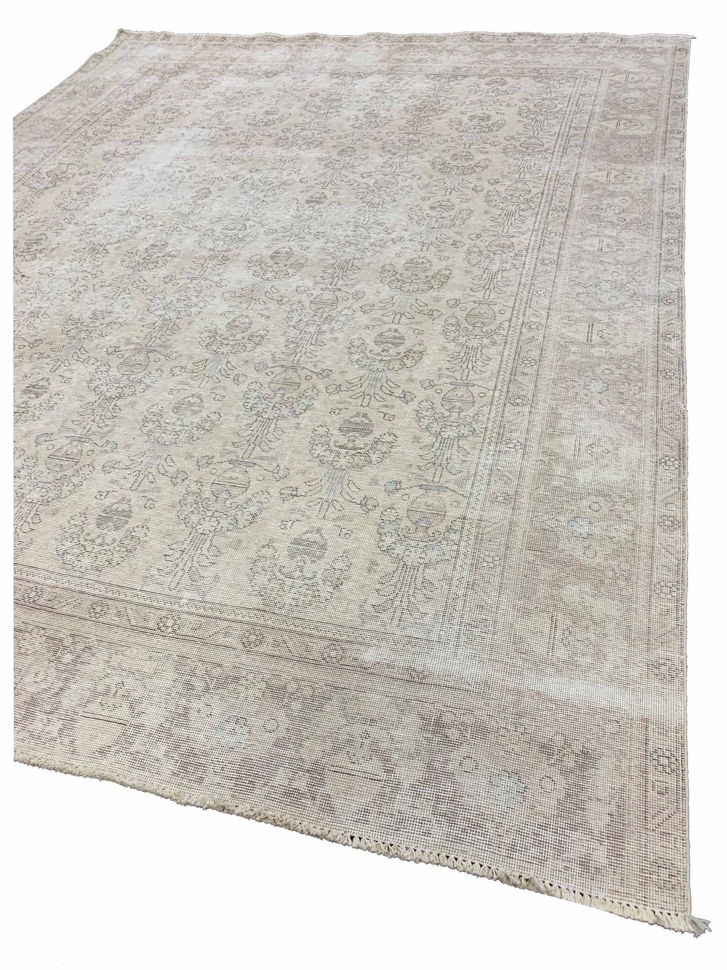 Artisan Penelope Ivory Vintage Knotted Rug - Rugs - Artisan - Atlanta Designer Rugs