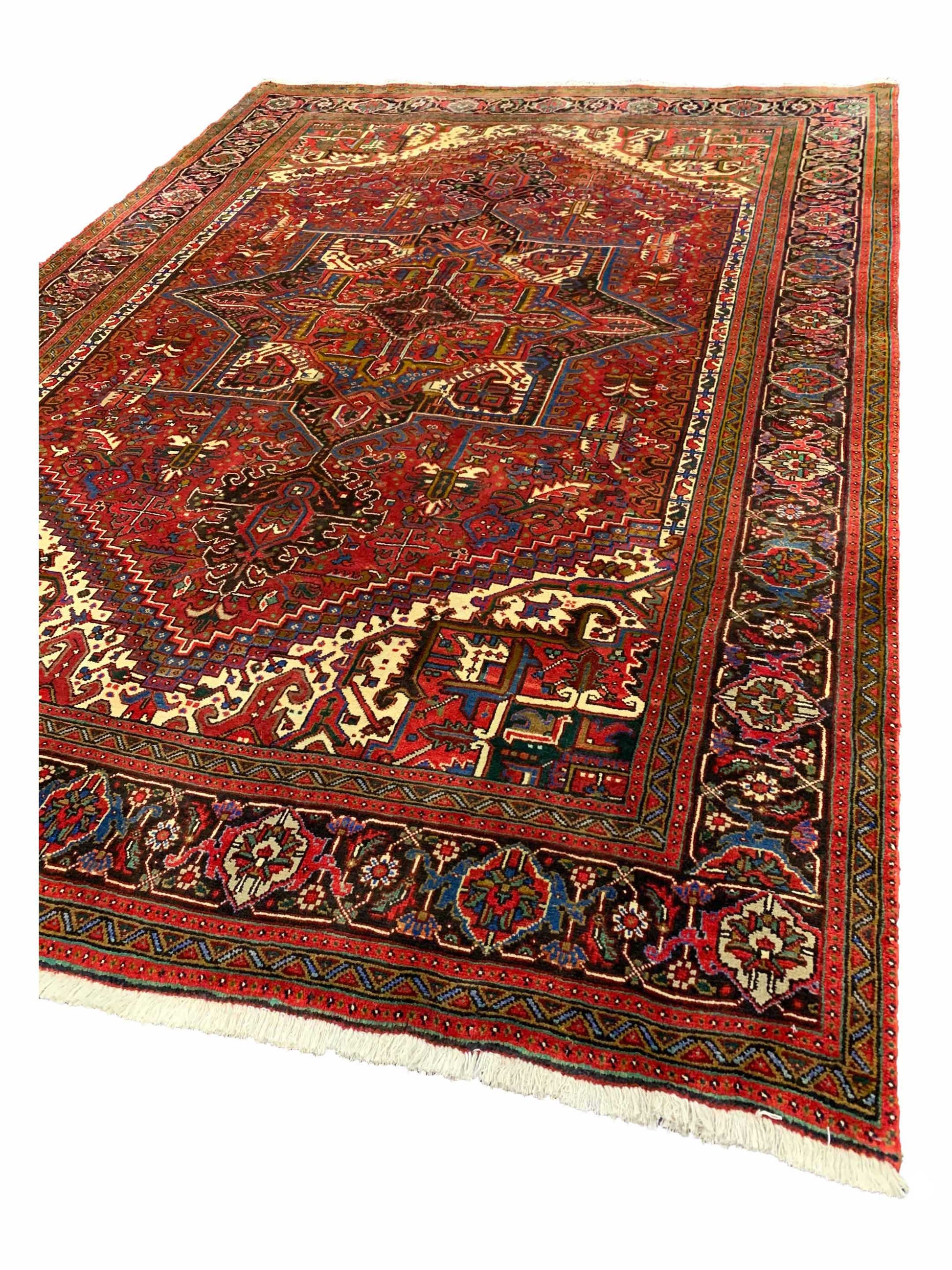 Artisan Persian Traditions Red Navy Traditional Knotted Rug - Rugs - Artisan - Atlanta Designer Rugs