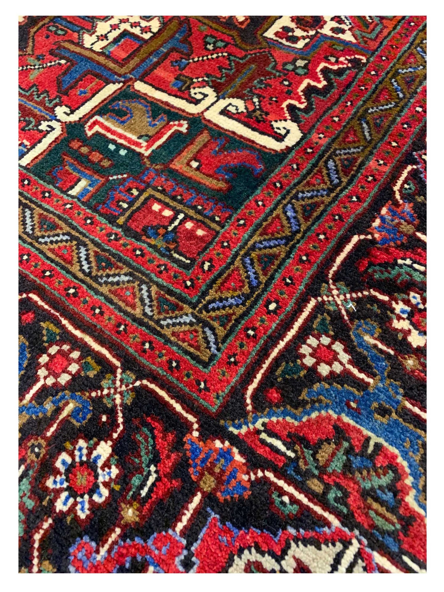 Artisan Persian Traditions Red Navy Traditional Knotted Rug - Rugs - Artisan - Atlanta Designer Rugs