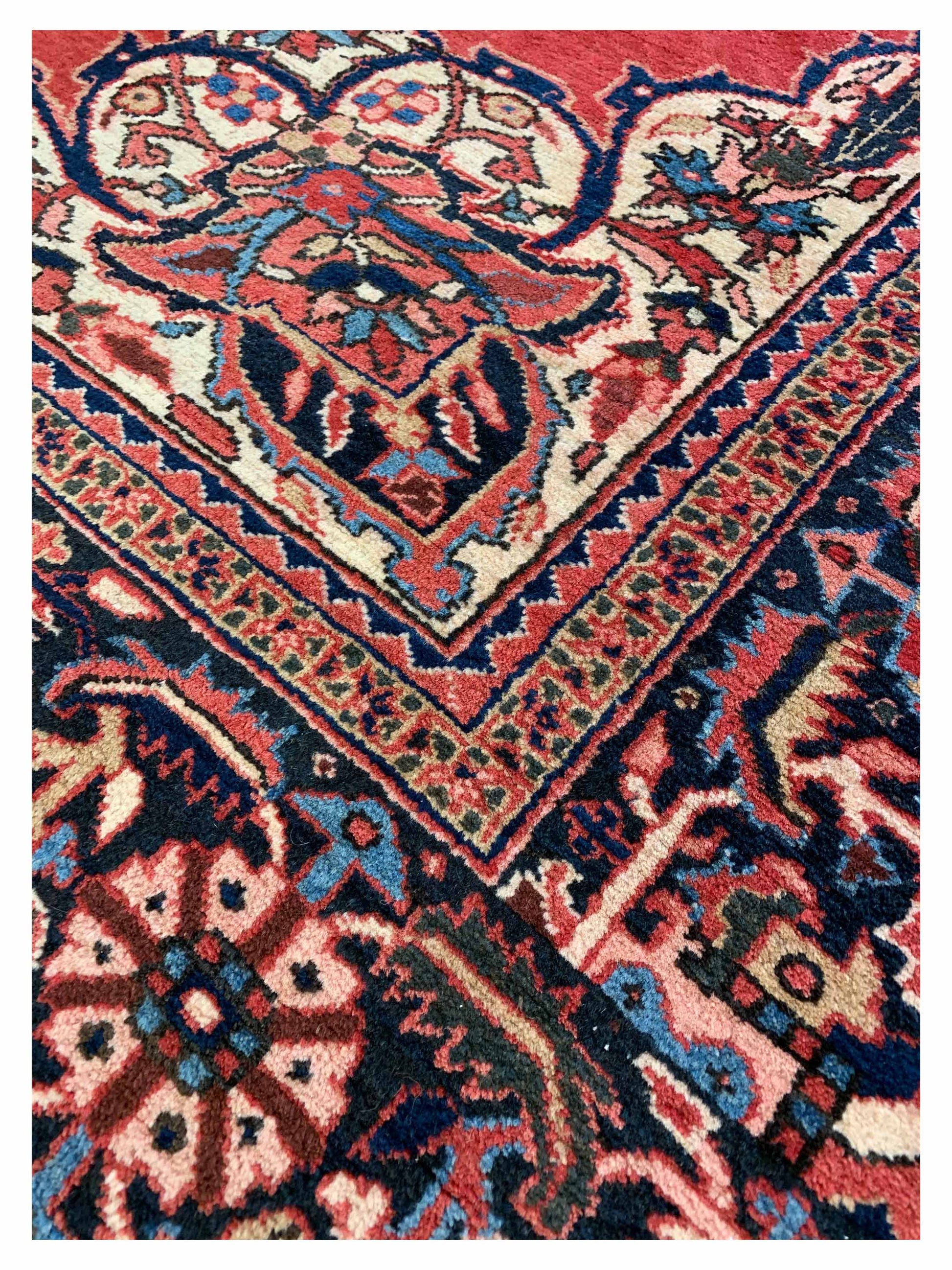 Artisan Persian Traditions Rust Navy Traditional Knotted Rug - Rugs - Artisan - Atlanta Designer Rugs