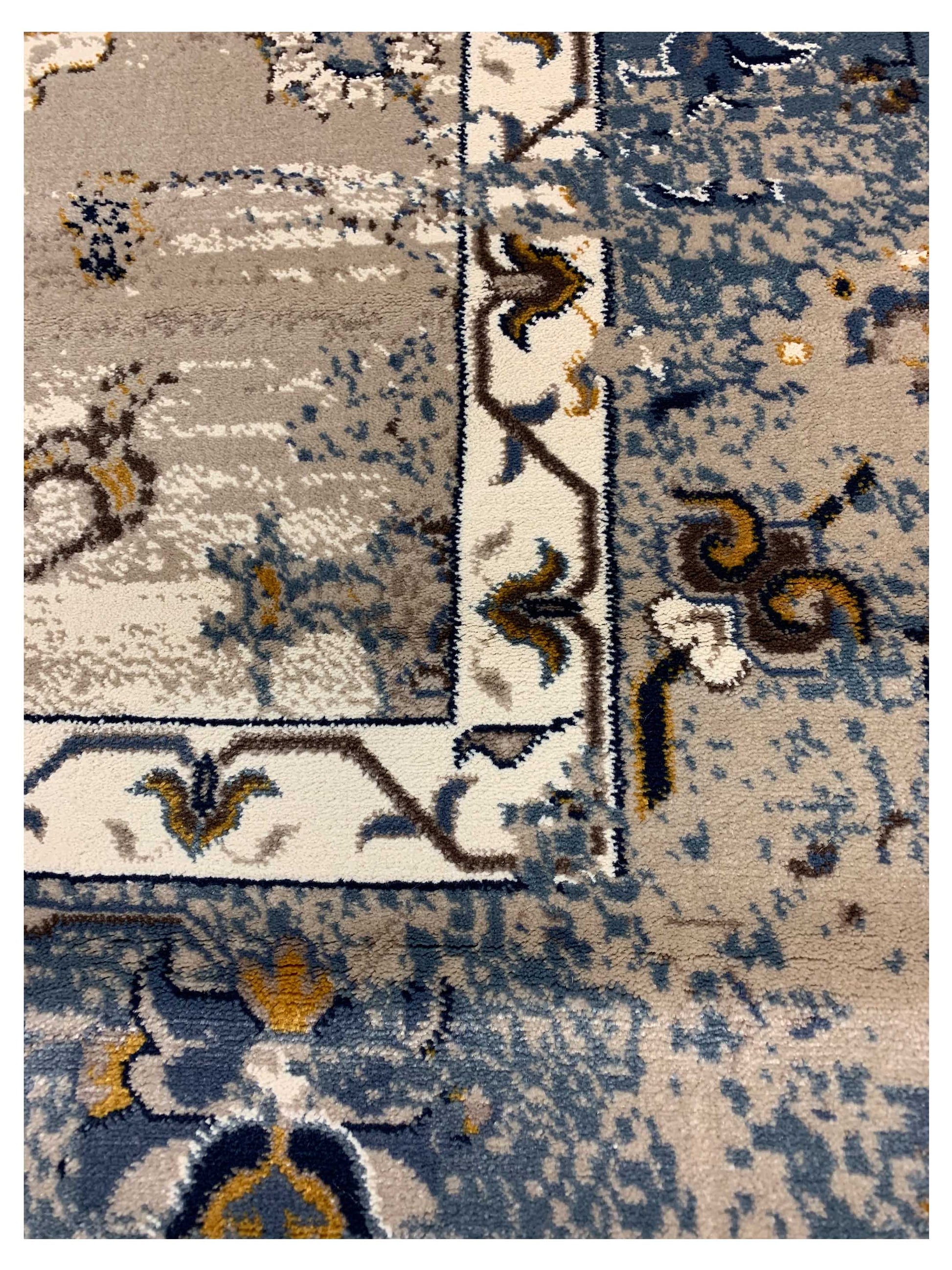 Artisan Julia Beige Lt.Blue Transitional Machinemade Rug - Rugs - Artisan - Atlanta Designer Rugs