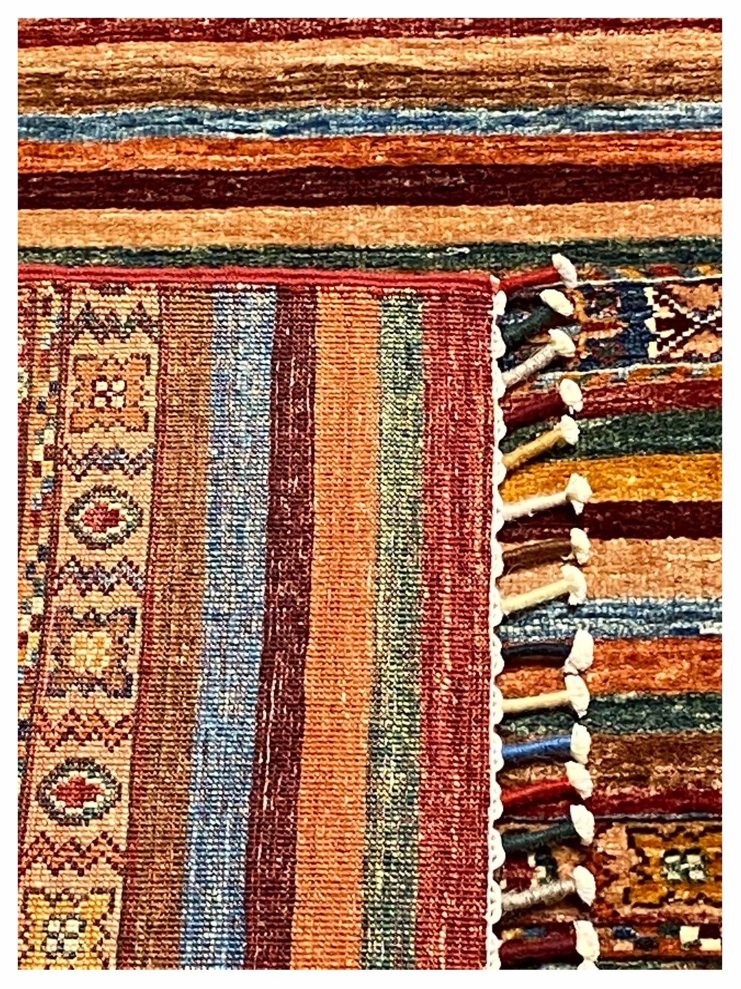 Artisan Kelsey  Red Multi Traditional Knotted Rug