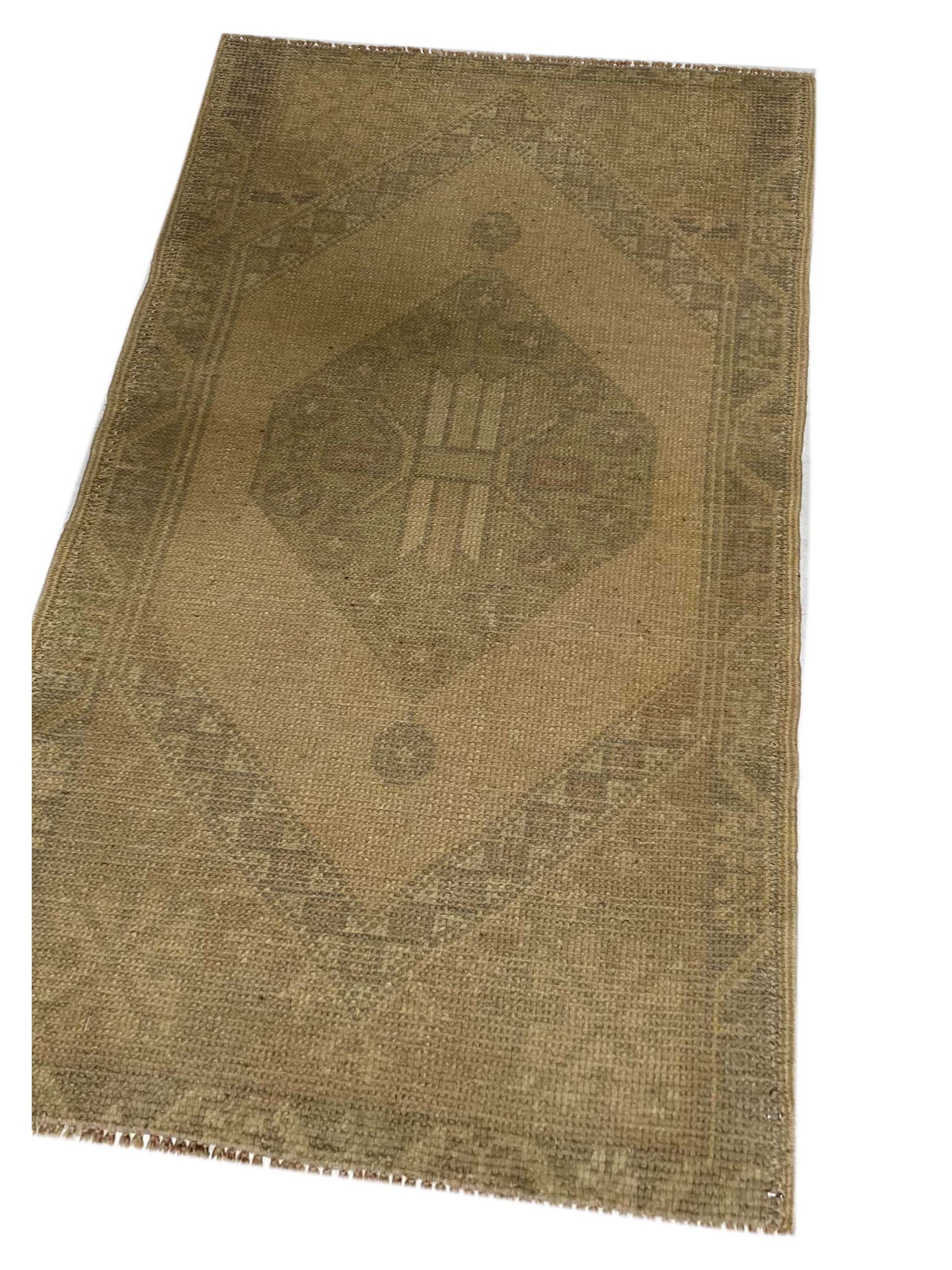 Artisan Angelina Washed Beige Vintage Knotted Rug - Rugs - Artisan - Atlanta Designer Rugs