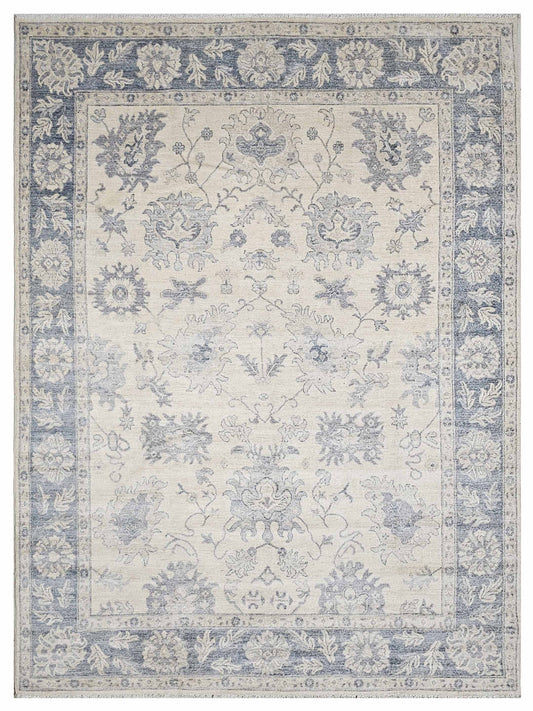 Artisan Konia Lt.Gold Charcoal Traditional Knotted Rug - Rugs - Artisan - Atlanta Designer Rugs