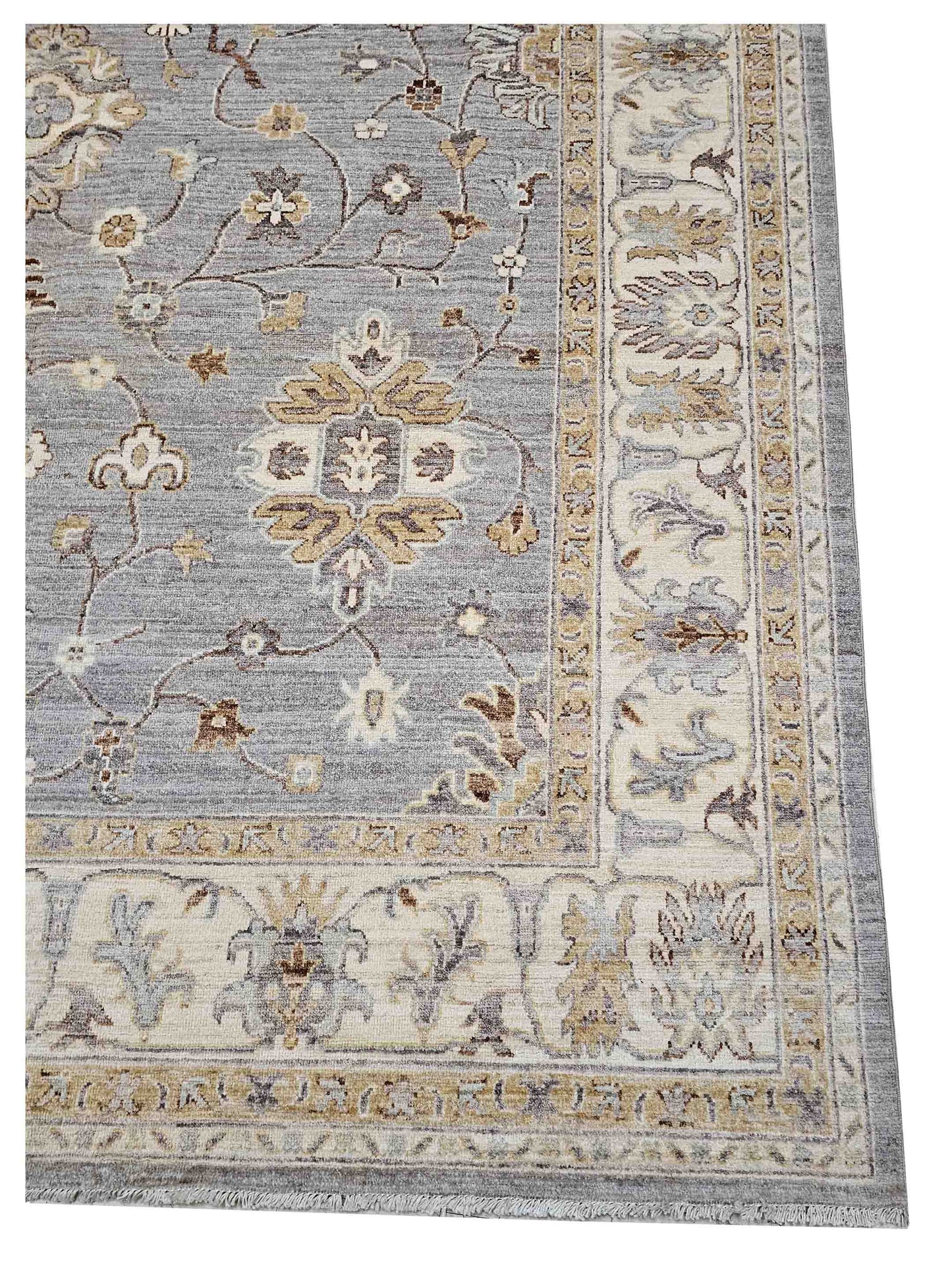 Artisan Konia  Grey Beige Traditional Knotted Rug