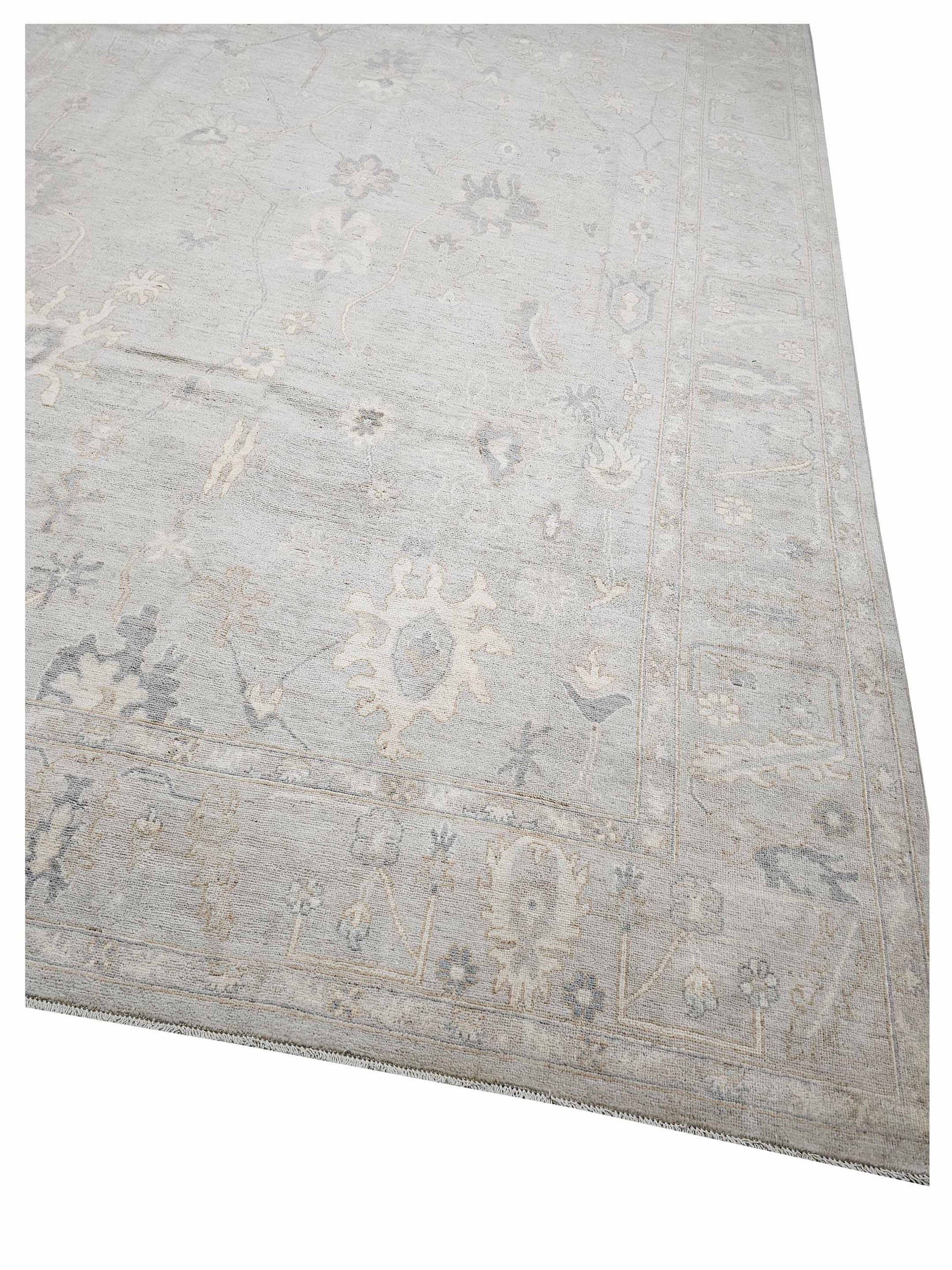 Artisan Patricia Silver Silver Traditional Knotted Rug - Rugs - Artisan - Atlanta Designer Rugs