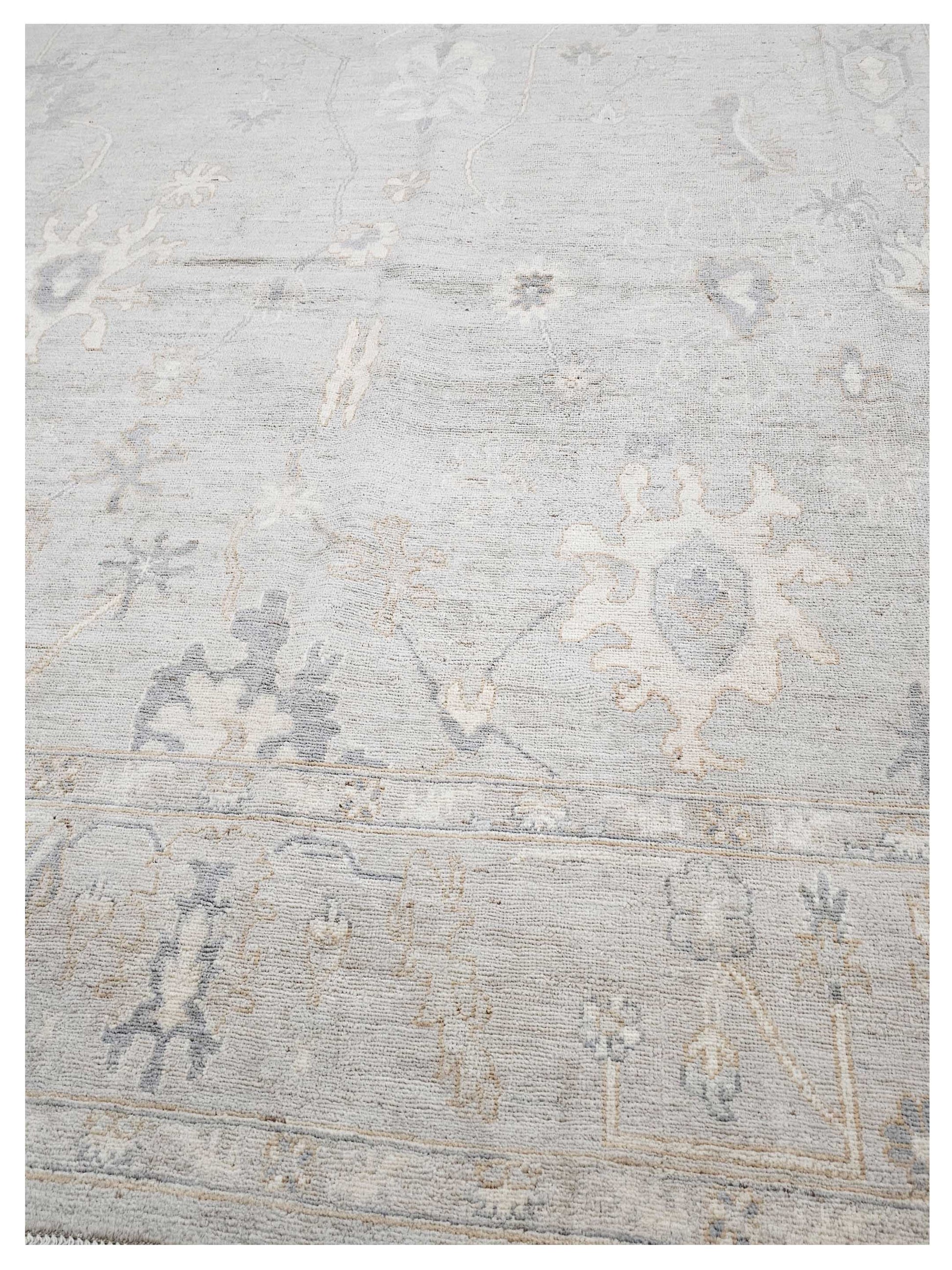 Artisan Patricia Silver Silver Traditional Knotted Rug - Rugs - Artisan - Atlanta Designer Rugs